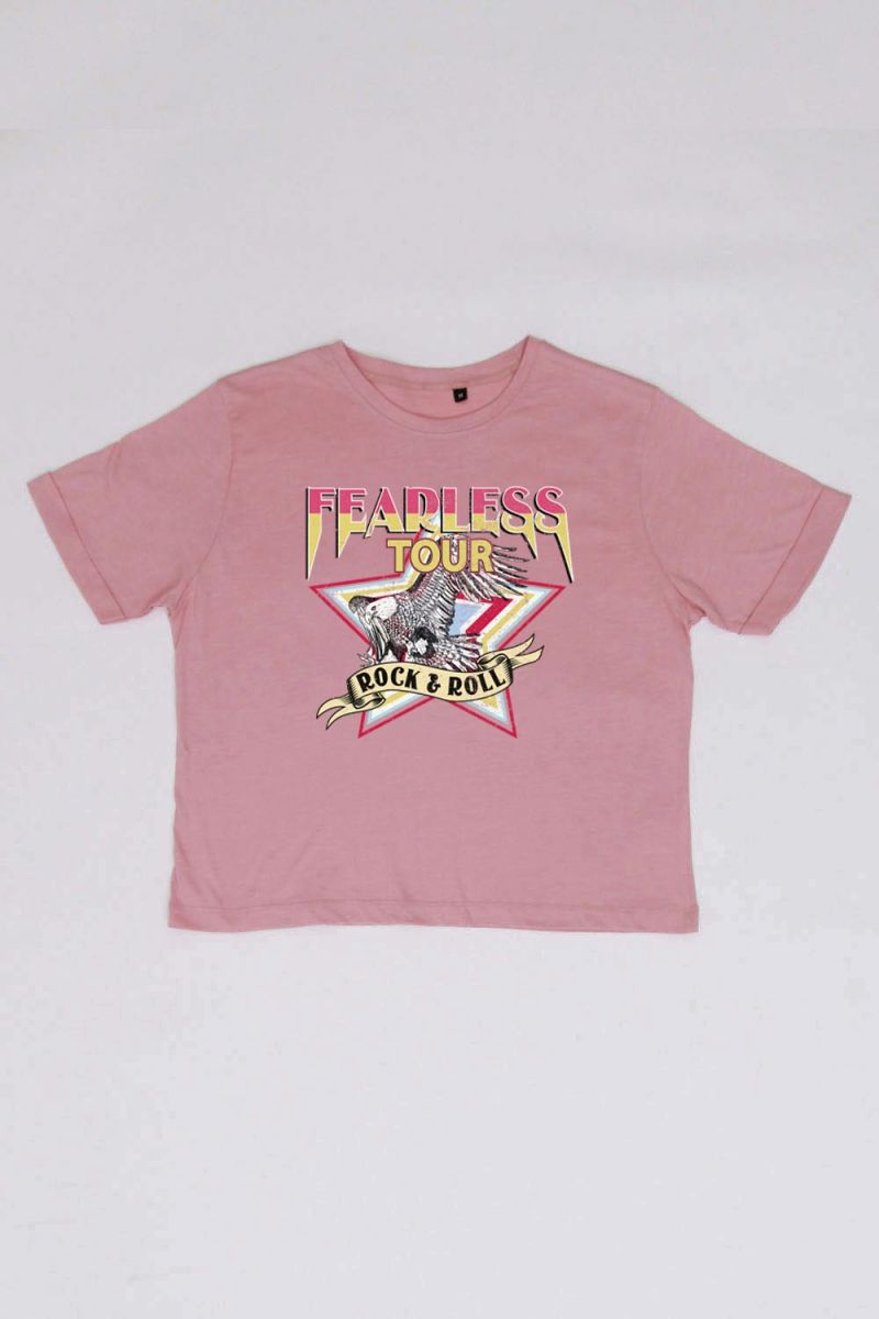 Fearless Tour Rock & Roll Cropped T-Shirt (Pack of 3)