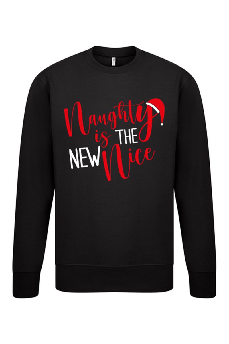 Naughty Is The New Nice Christmas Sweatshirt (Pack of 4)