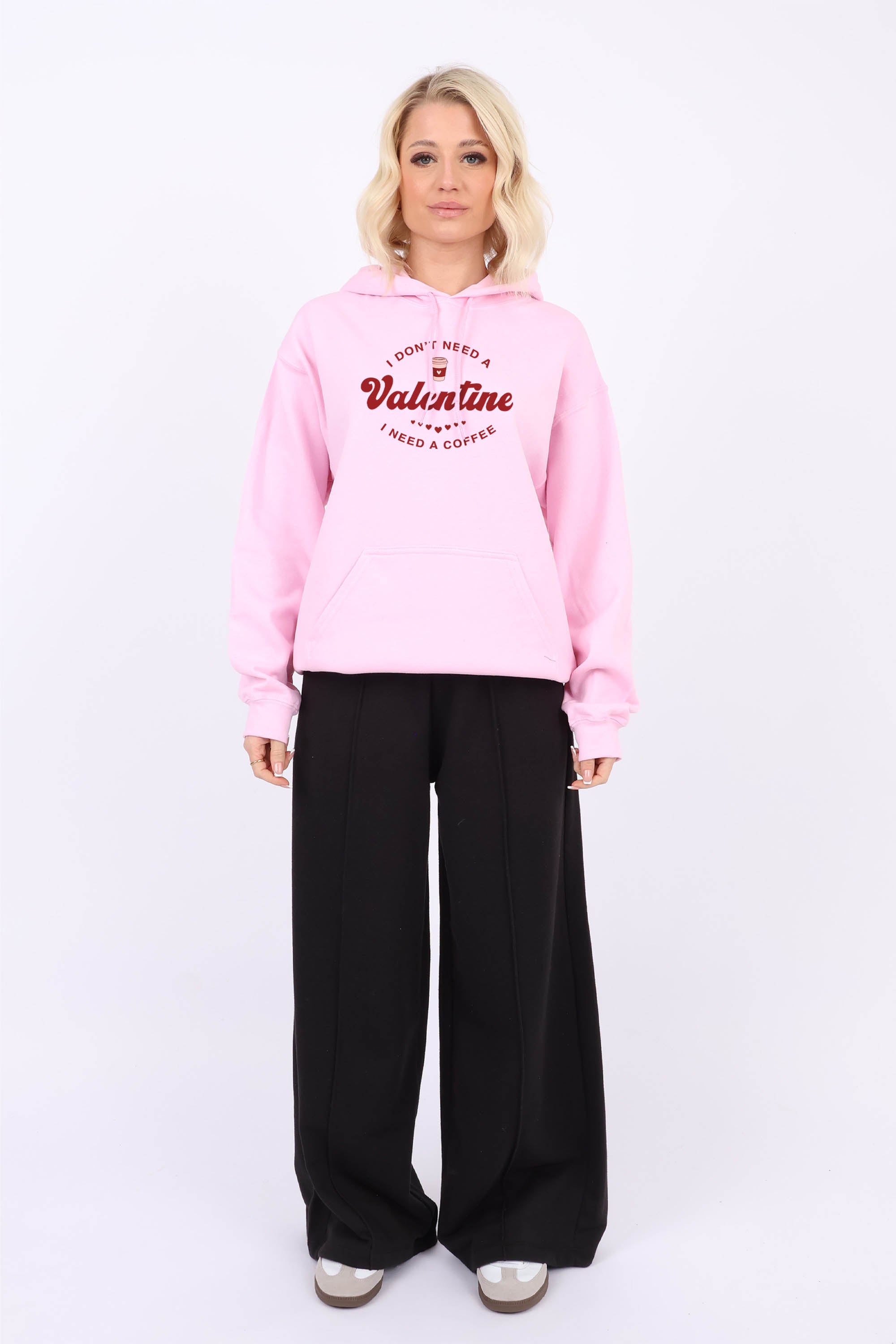 Valentine Coffee Printed Heavy Blend Hoodie