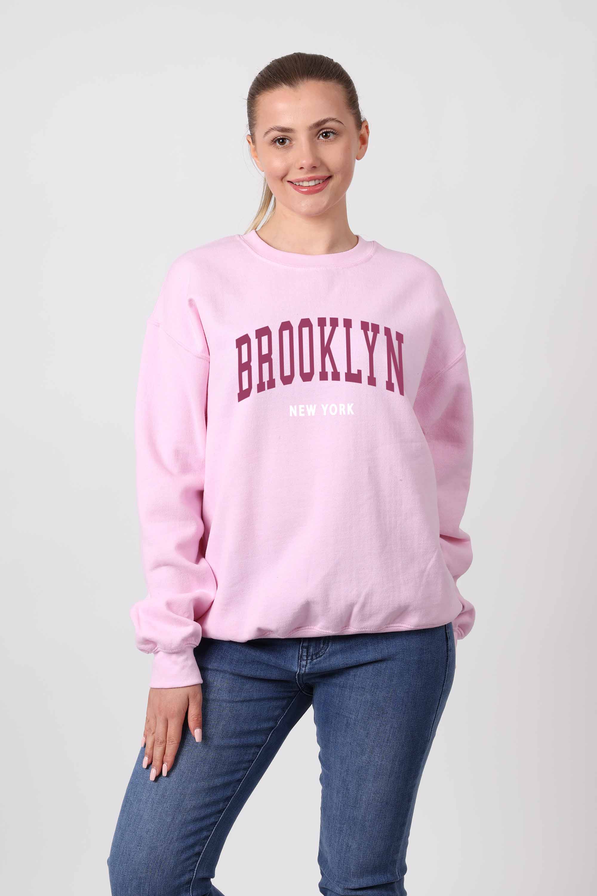 Unisex Heavy Blend Brooklyn New York Printed Sweatshirt