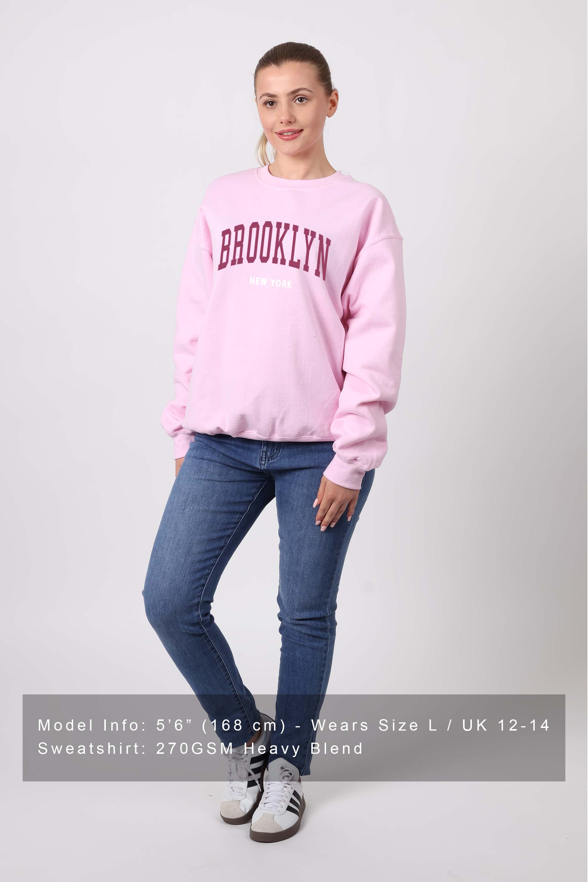Unisex Heavy Blend Brooklyn New York Printed Sweatshirt