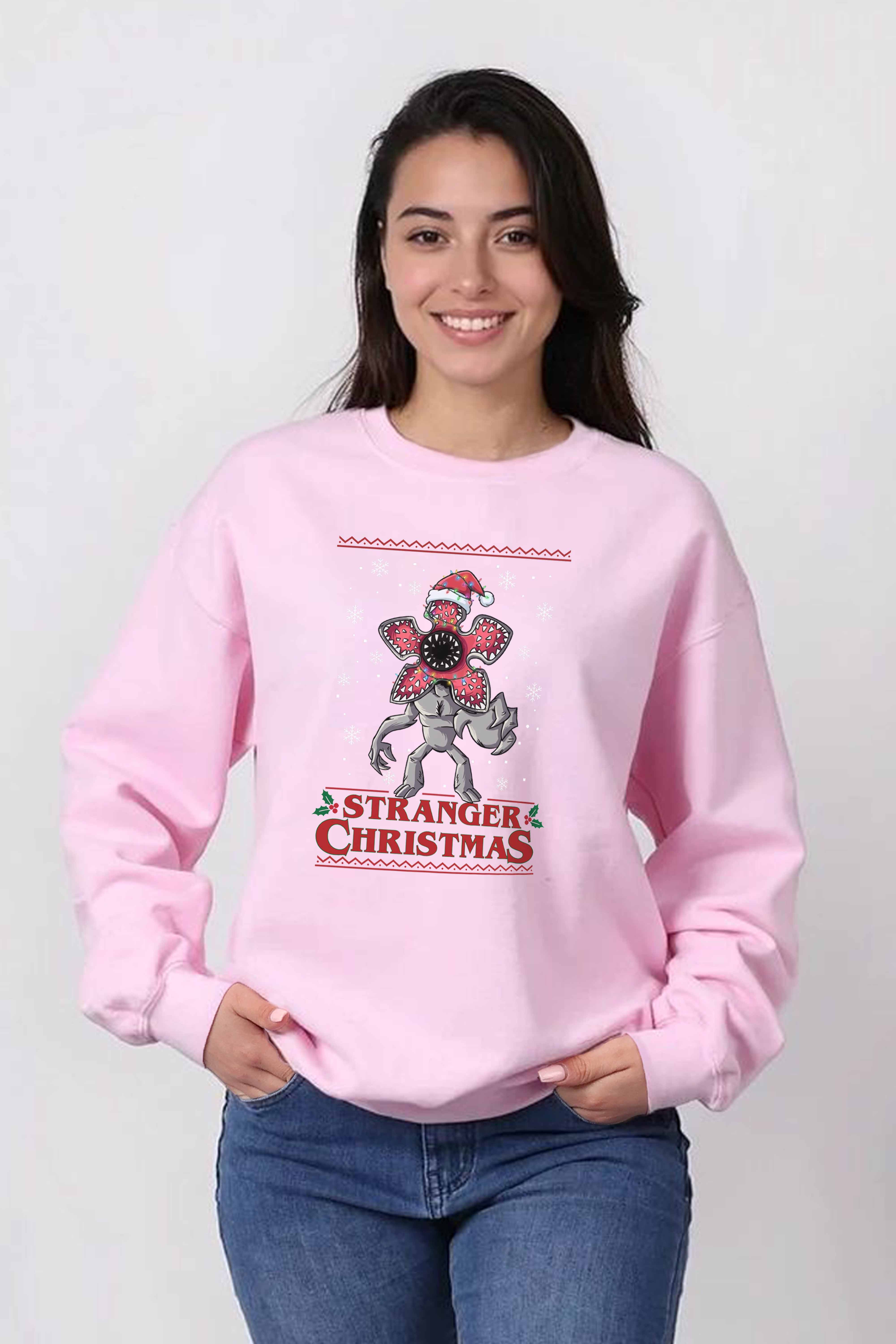 Unisex Heavy Blend Stranger Christmas Monster Sweatshirt