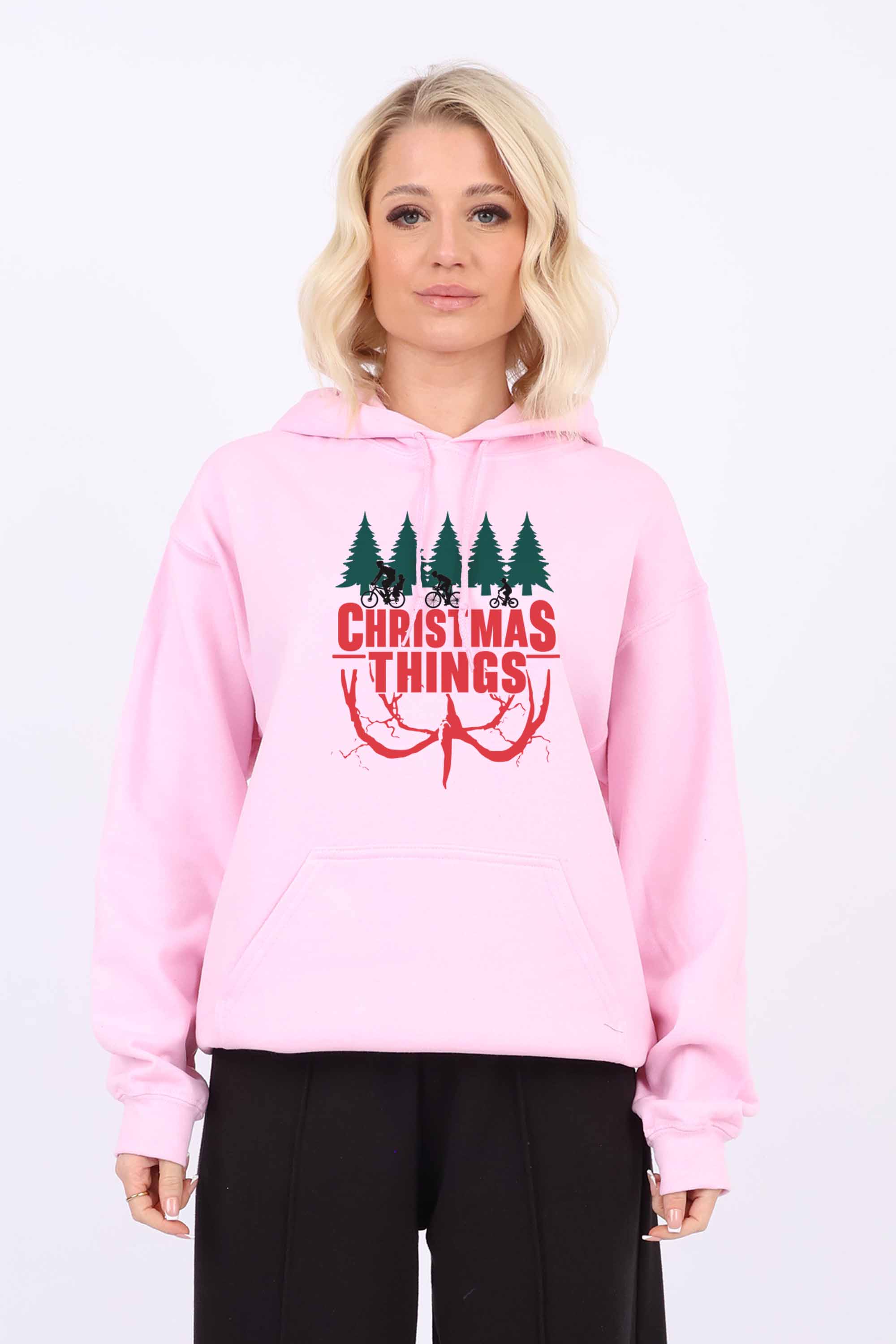 Christmas Things Printed Heavy Blend Hoodie