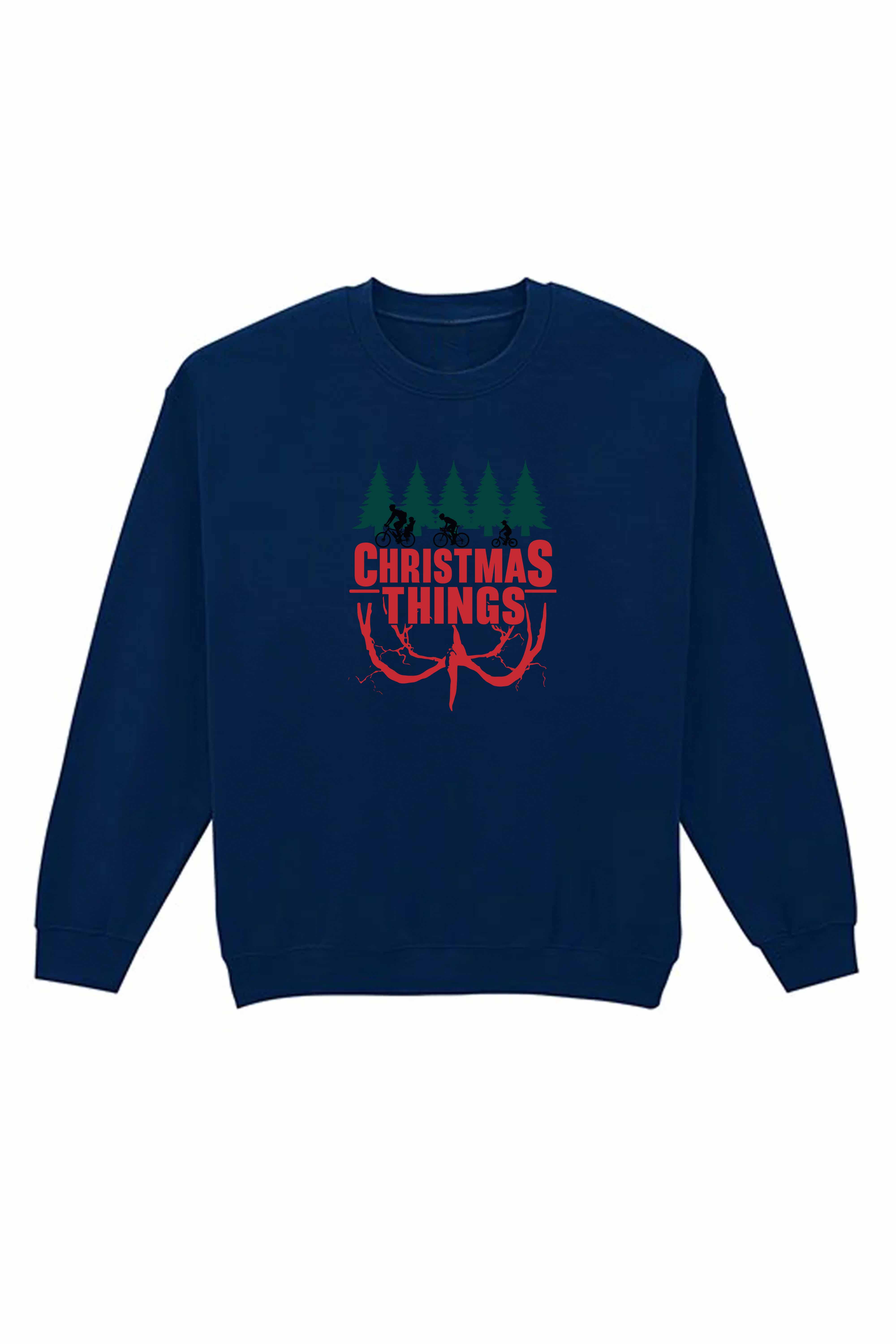 Unisex Heavy Blend Christmas Things Printed Sweatshirt