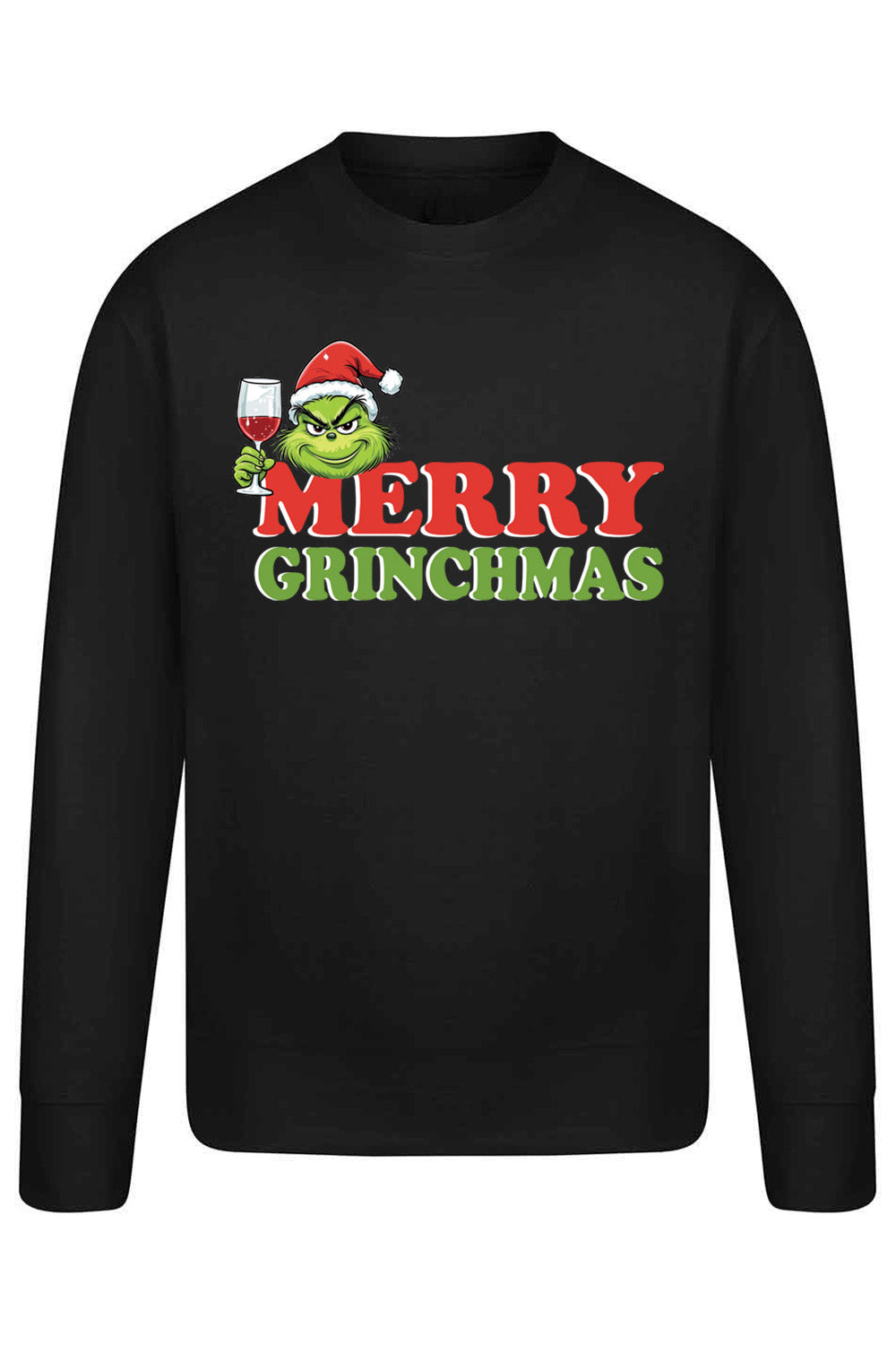 Merry Grinchmas Printed Christmas Jumper (Pack of 4)