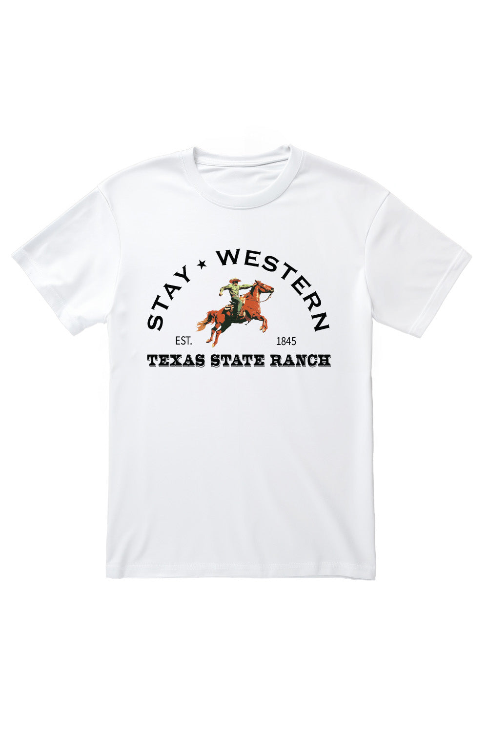 Stay Western T-Shirt in White (Custom Packs)
