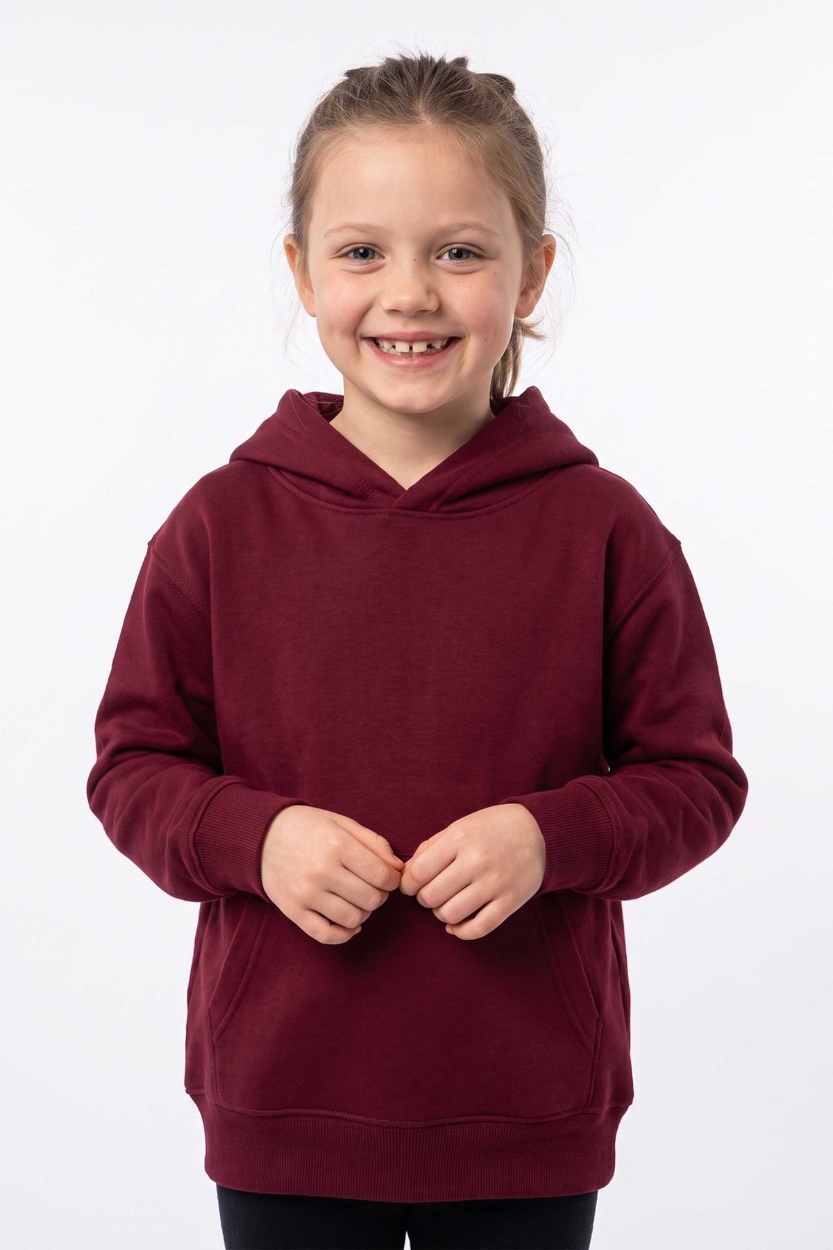 Kids Plain Blended Hoodie