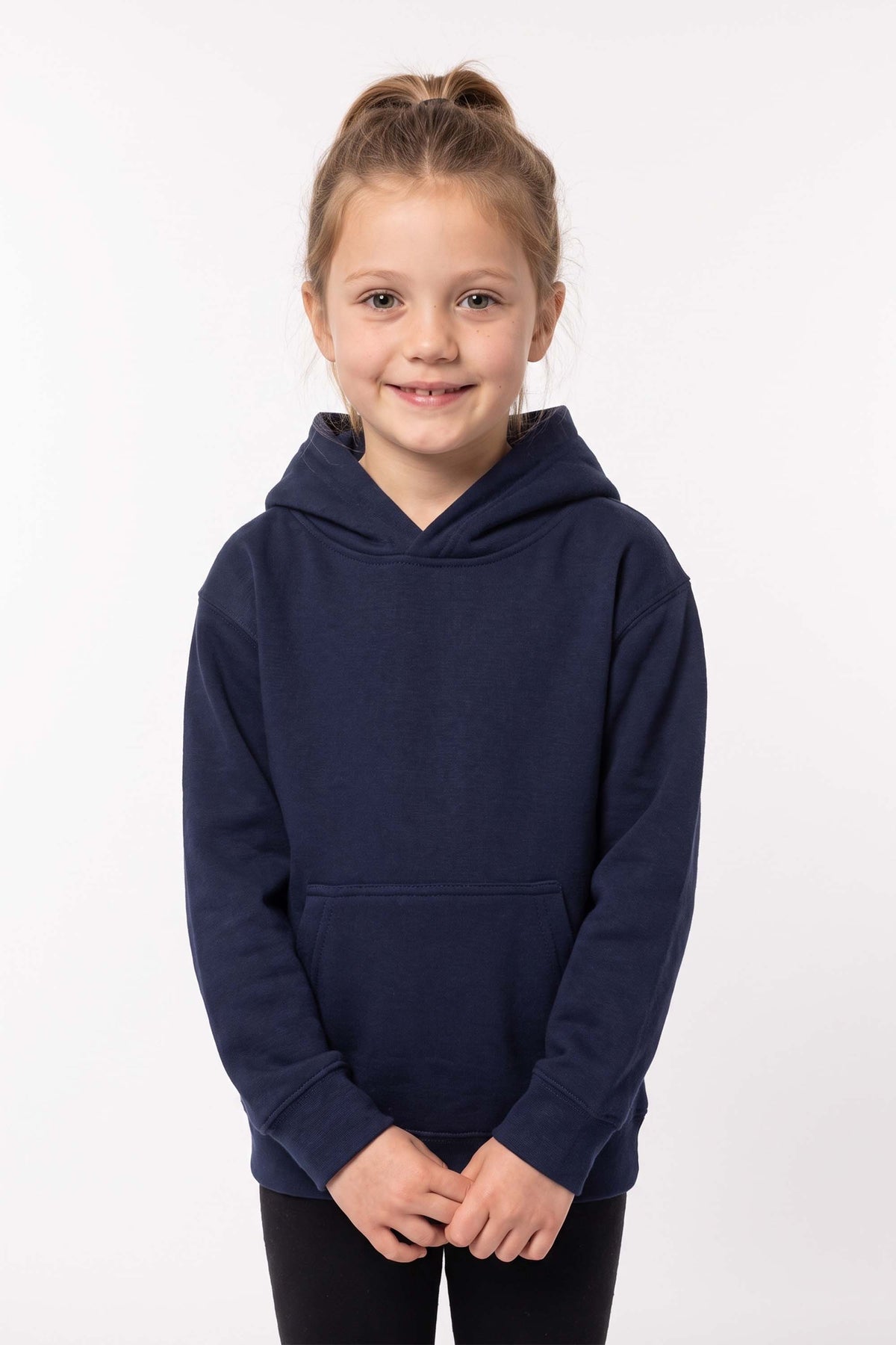 Kids Plain Blended Hoodie