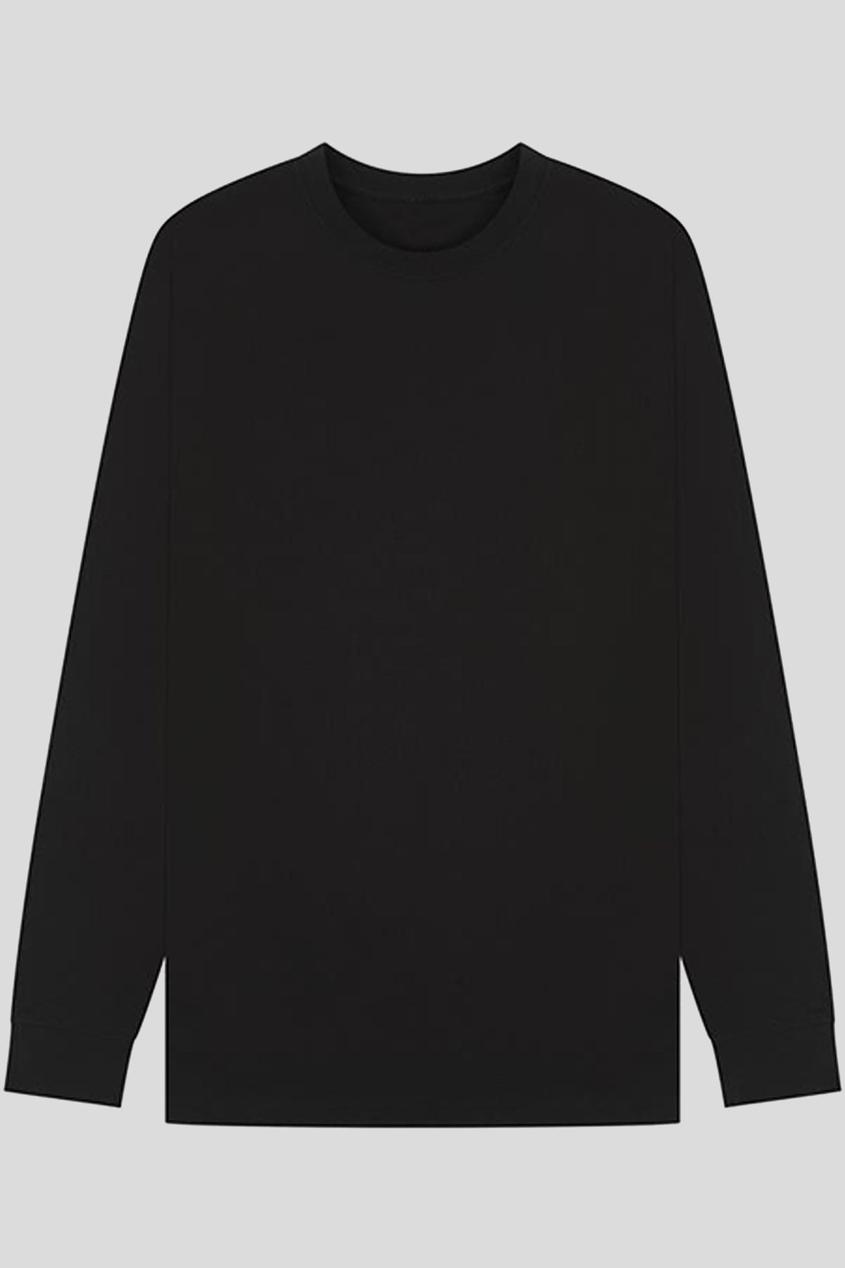 220GSM Unisex Organic Cotton Regular Fit Long Sleeve T-Shirt