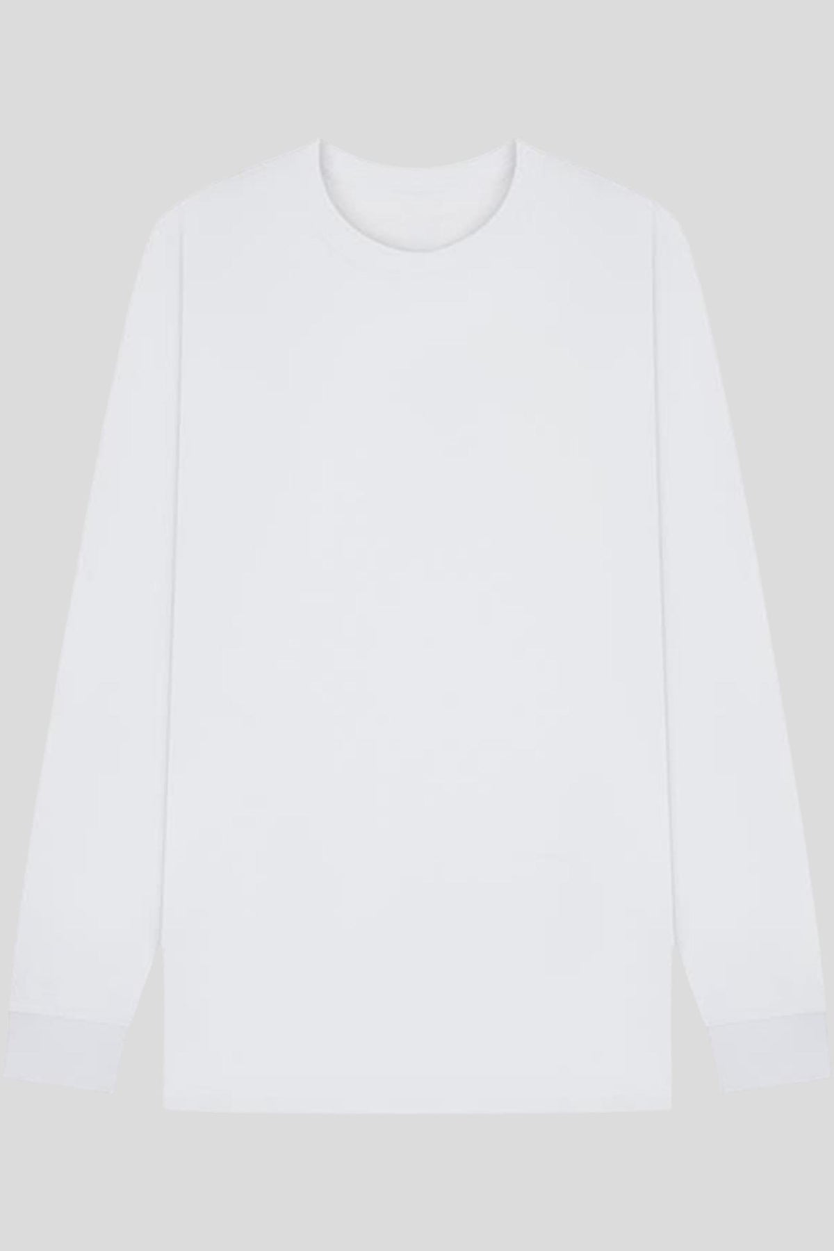 220GSM Unisex Organic Cotton Regular Fit Long Sleeve T-Shirt