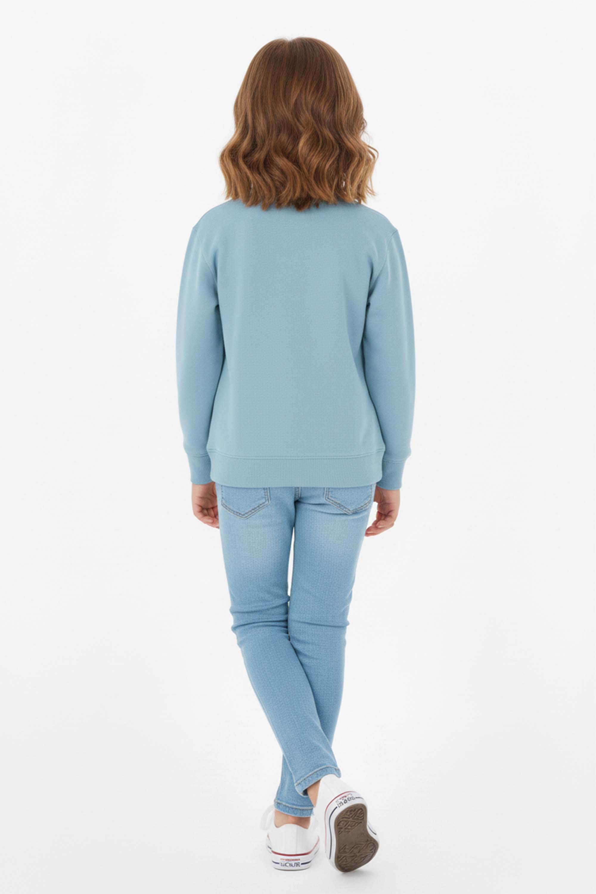 Kids K-Pop Star Squad Graphic Printed Sweatshirt