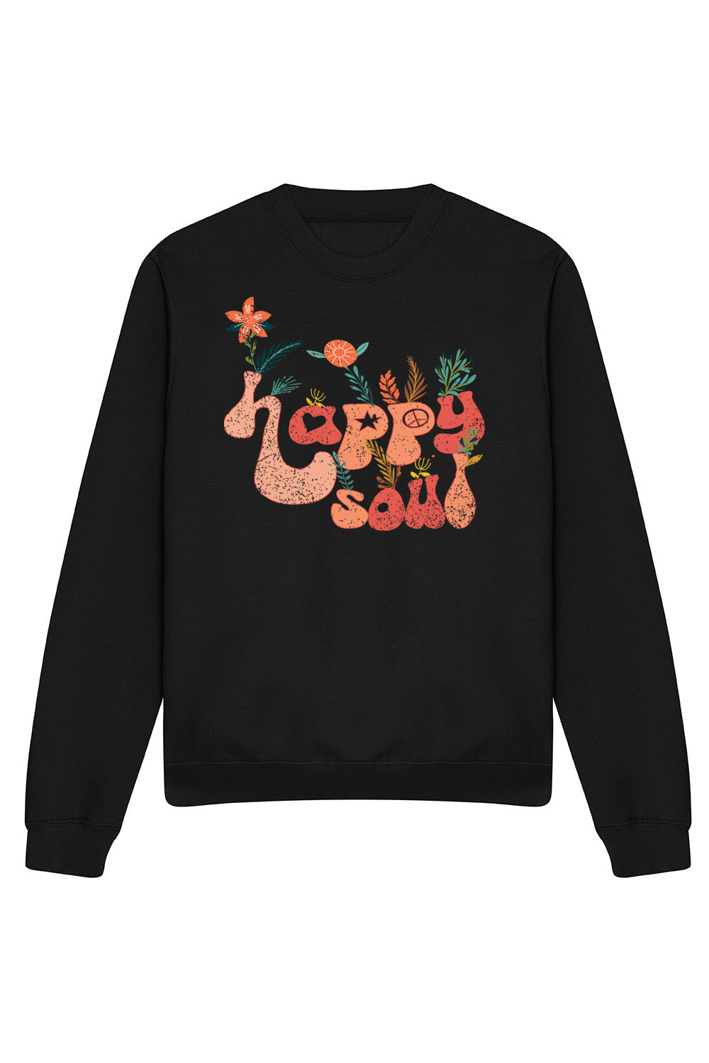 Happy Soul Sweatshirt In Black (Custom Pack)