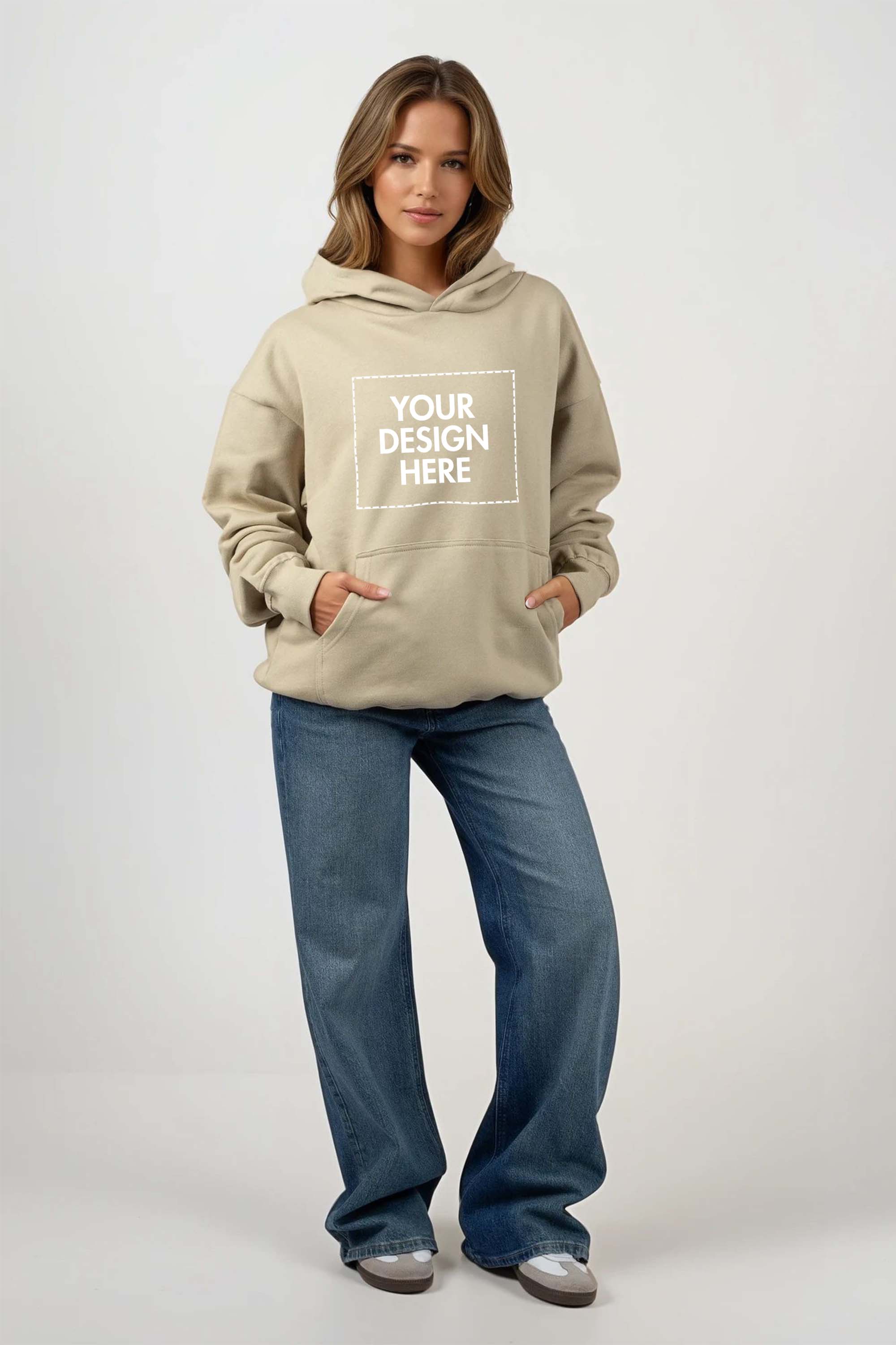 Premium 450GSM Heavyweight Pullover Custom Hoodie