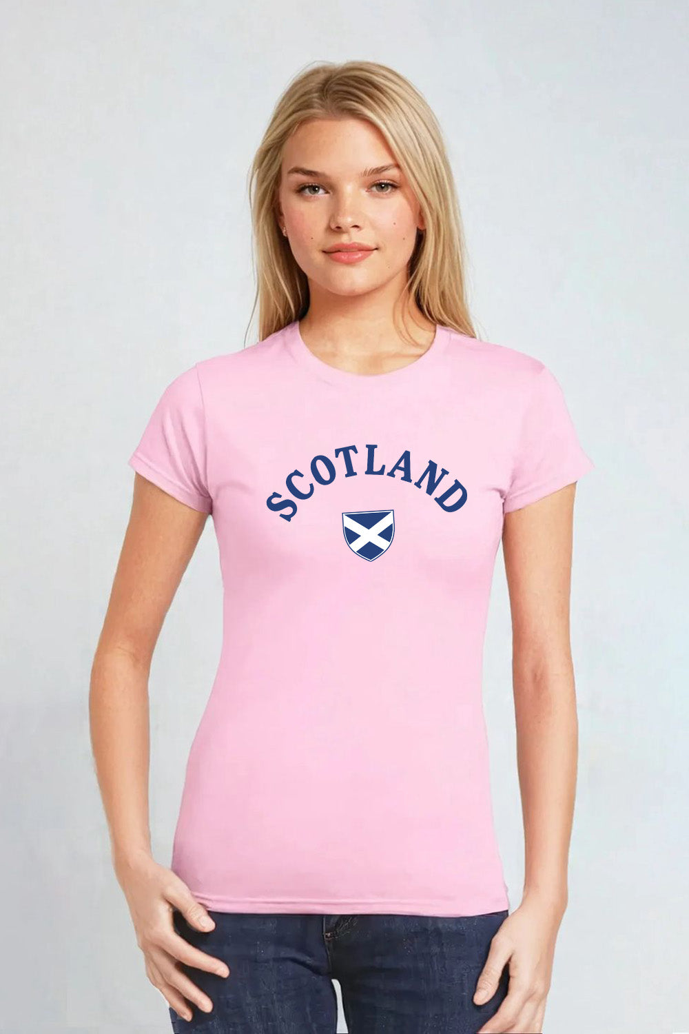 Scotland Fitted Printed T-Shirt