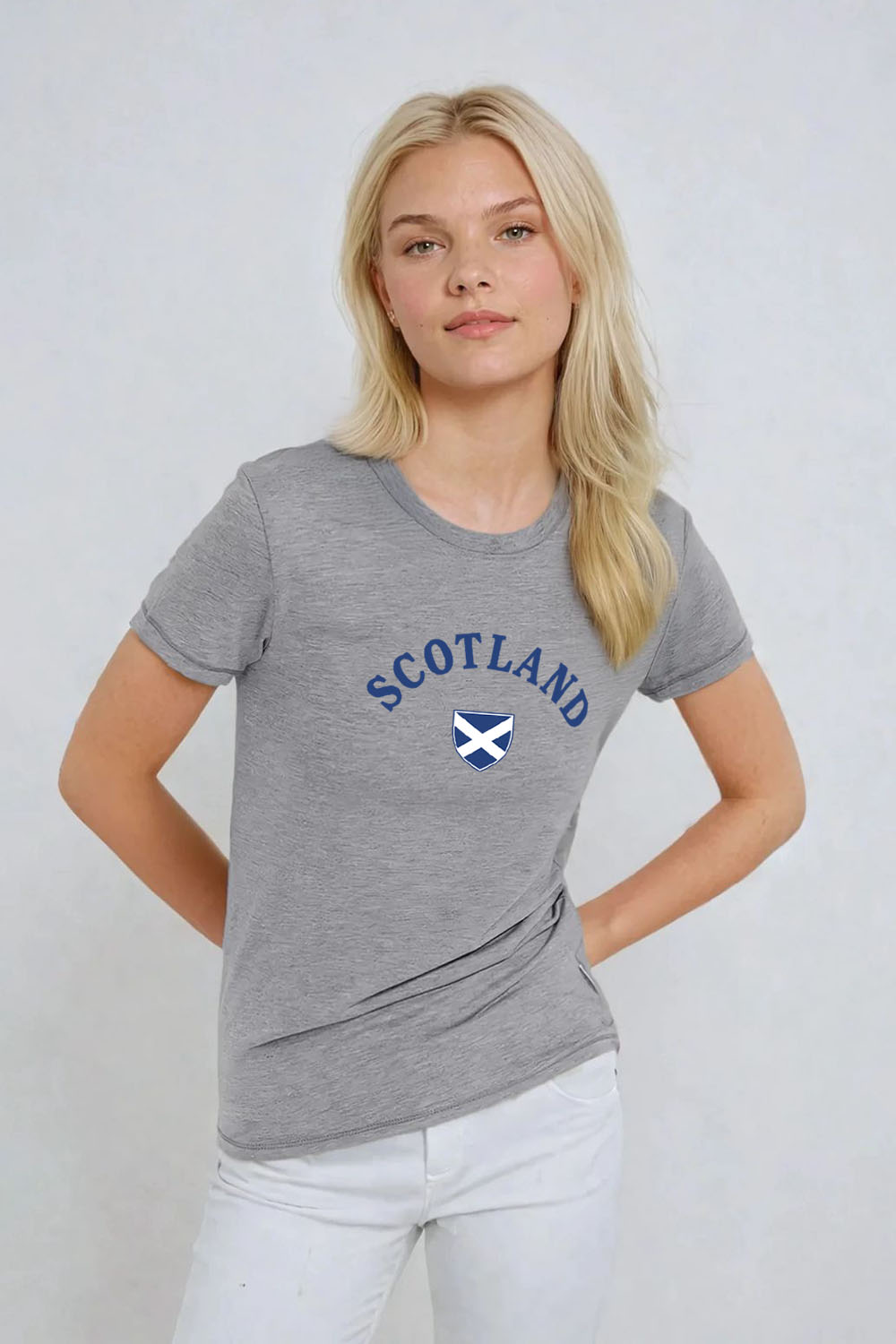 Scotland Fitted Printed T-Shirt