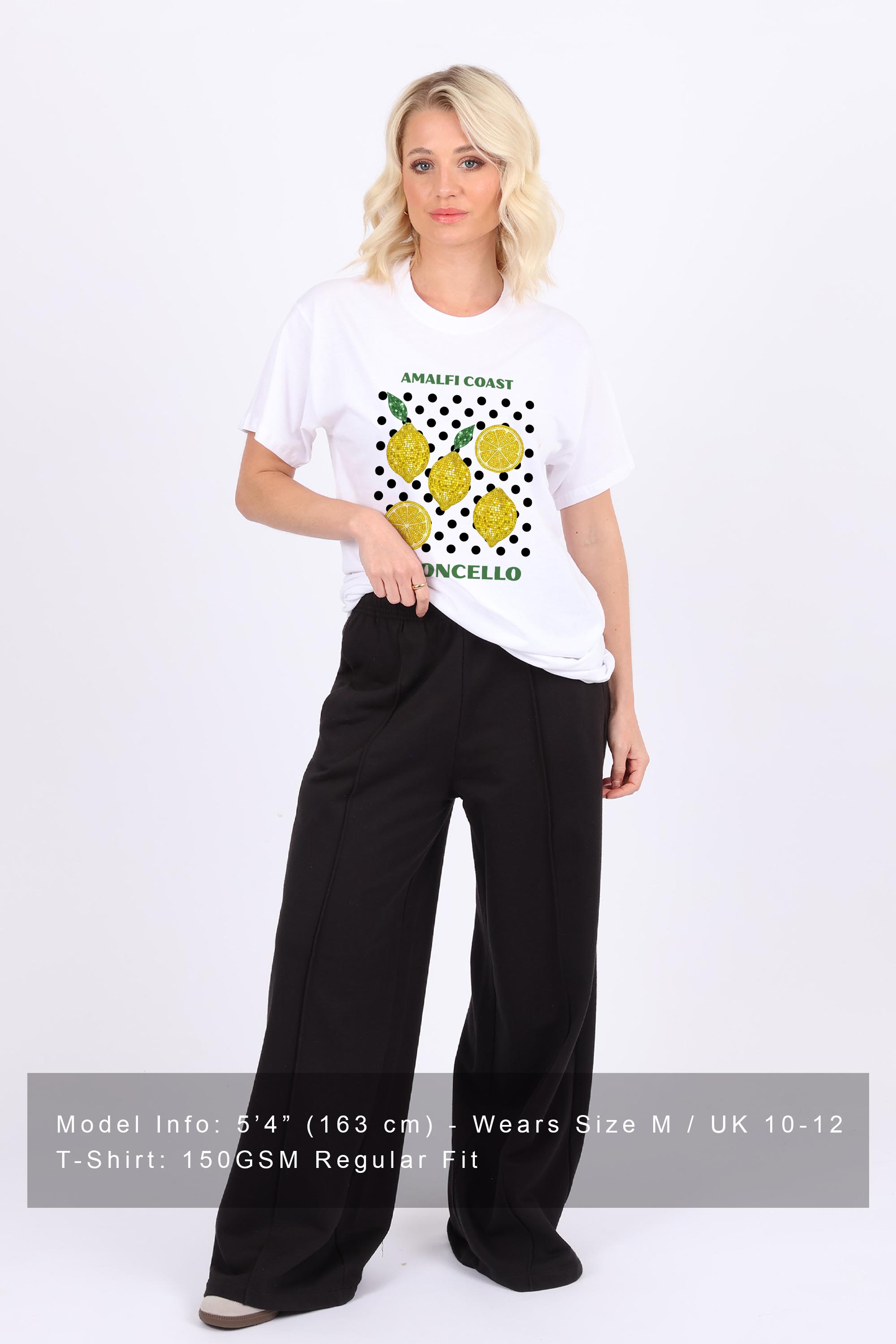 Amalfi Coast Lemon Printed T-shirt