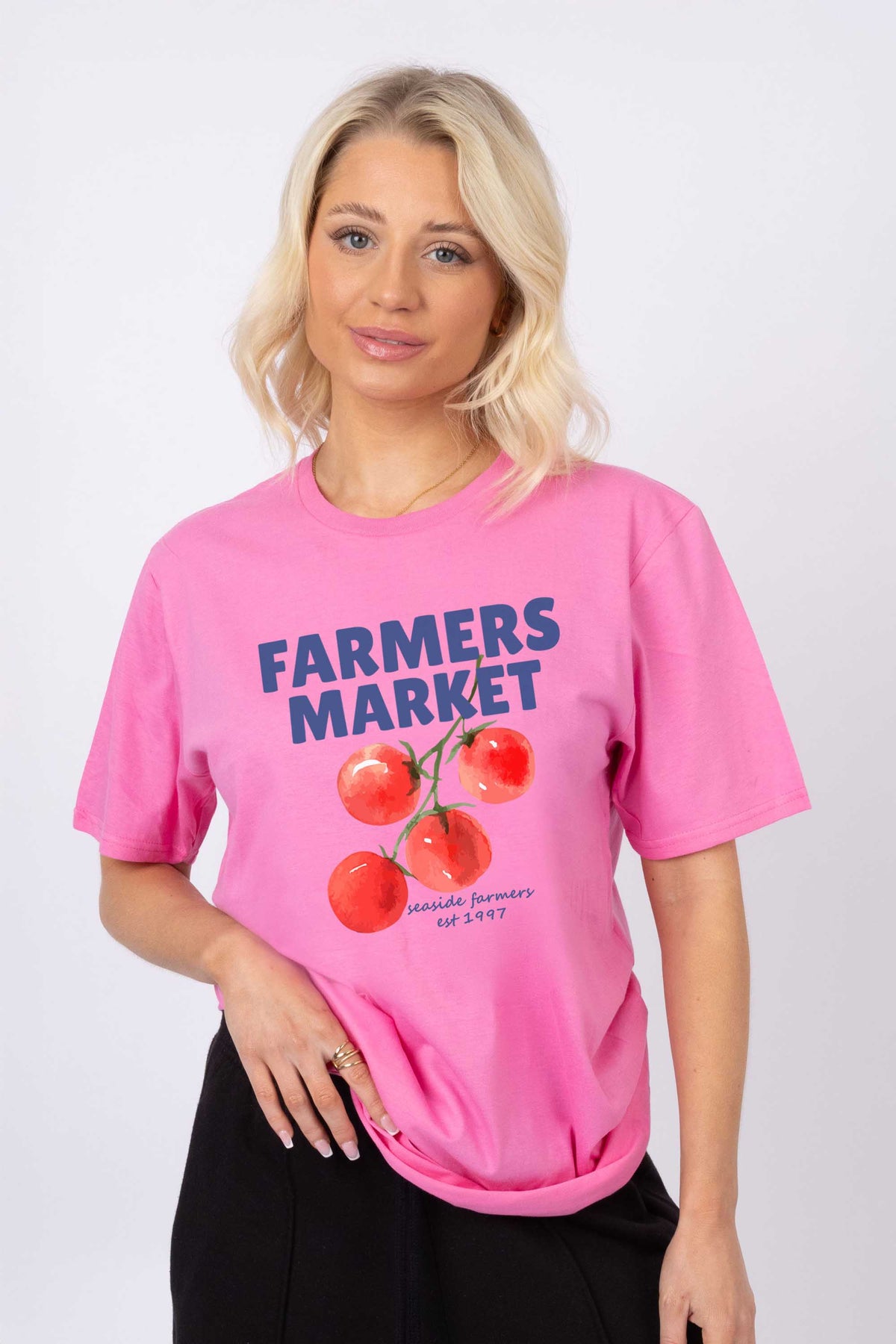 Farmers Market Printed T-Shirt