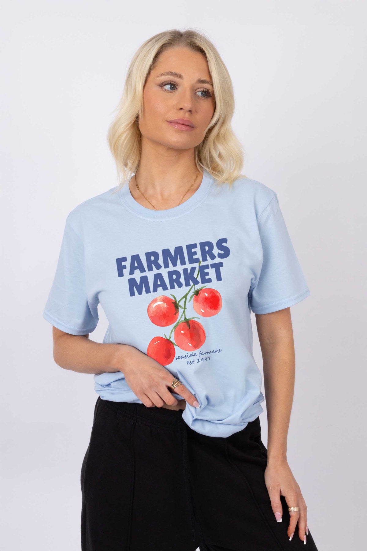 Farmers Market Printed T-Shirt