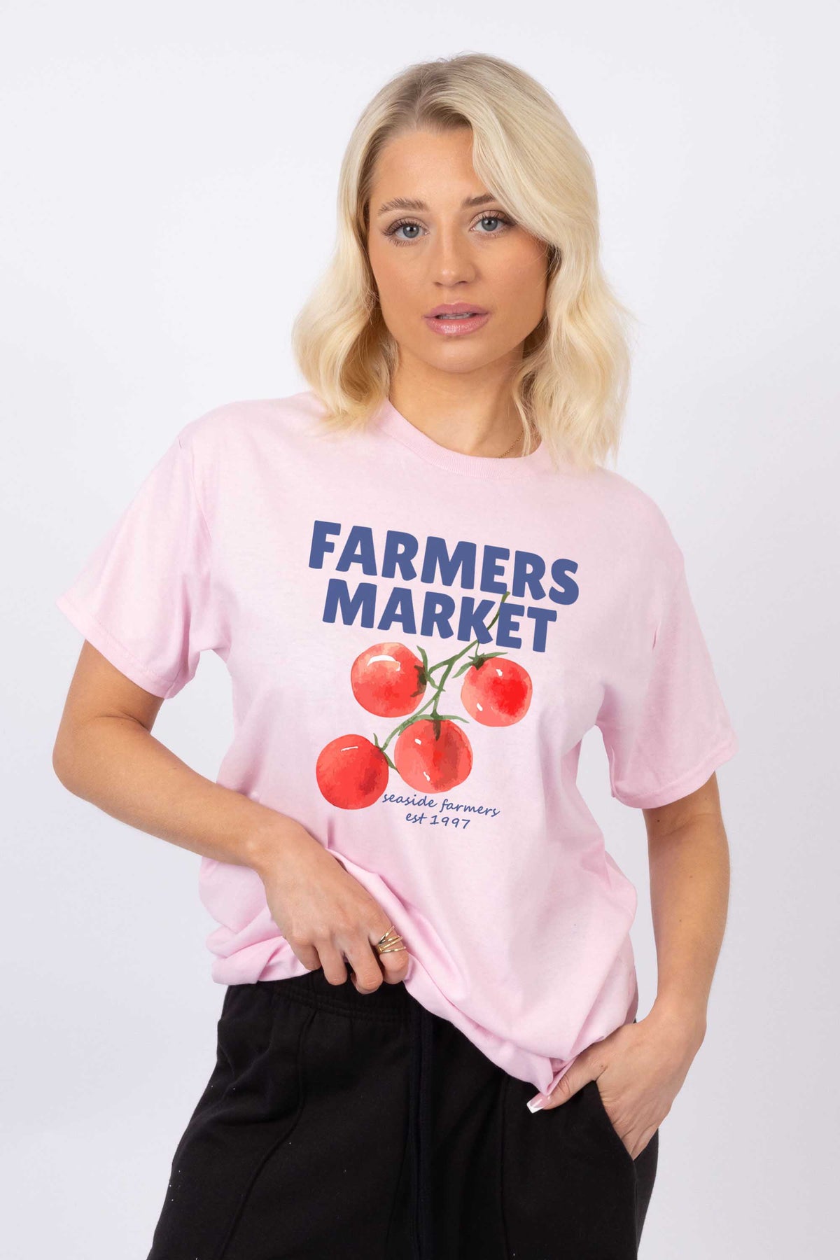 Farmers Market Printed T-Shirt