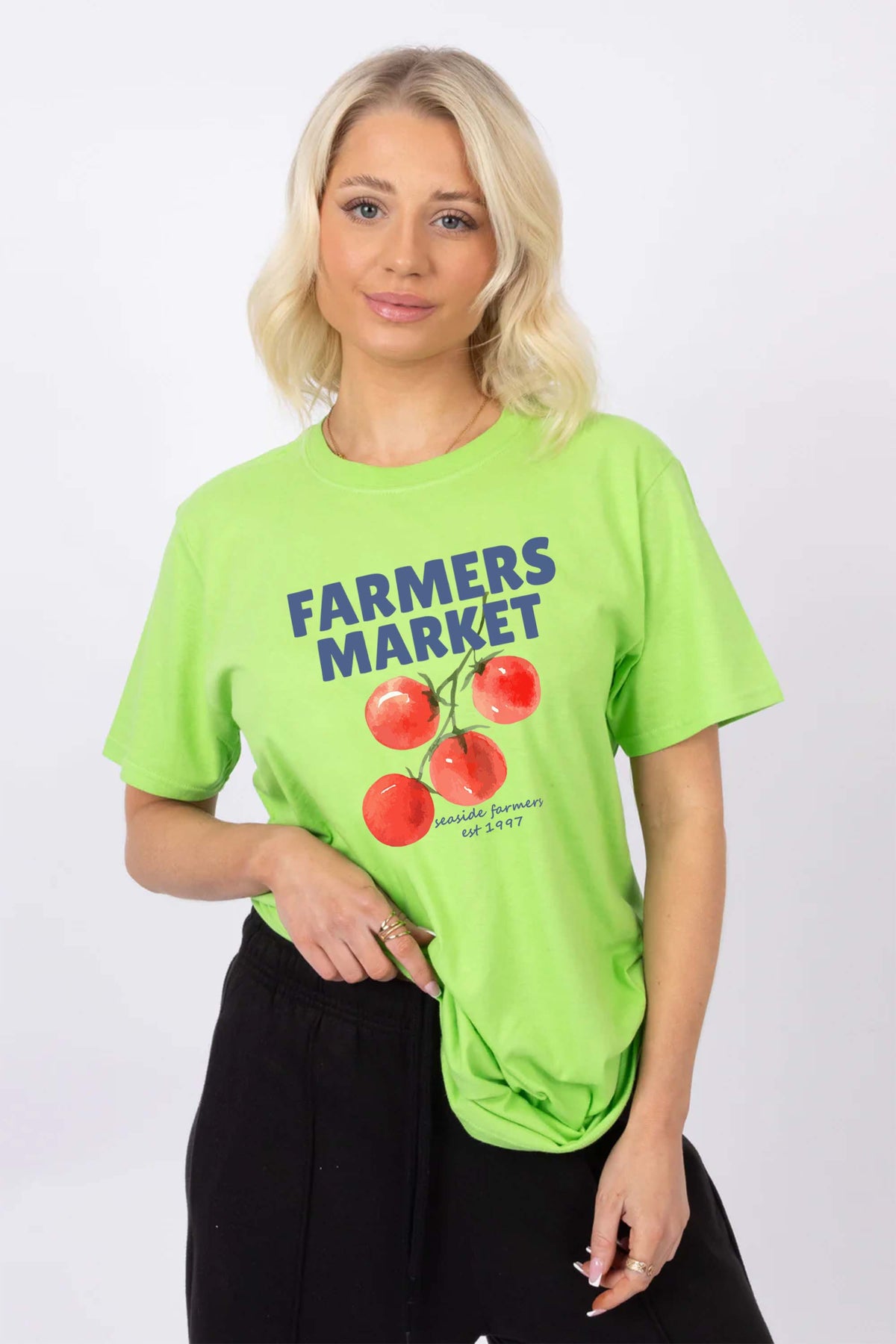 Farmers Market Printed T-Shirt