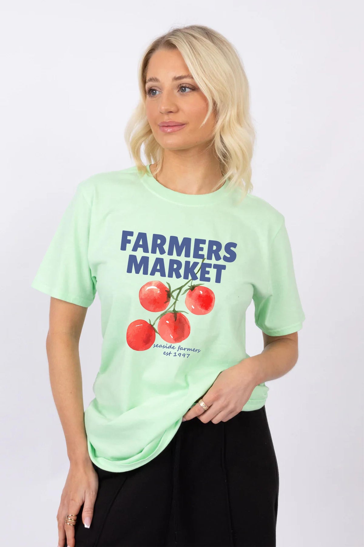 Farmers Market Printed T-Shirt