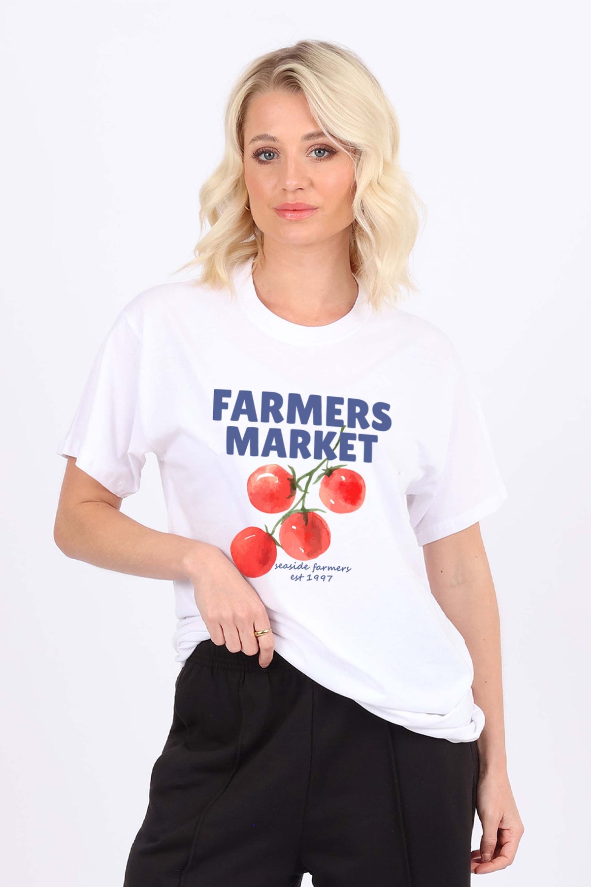 Farmers Market Printed T-Shirt