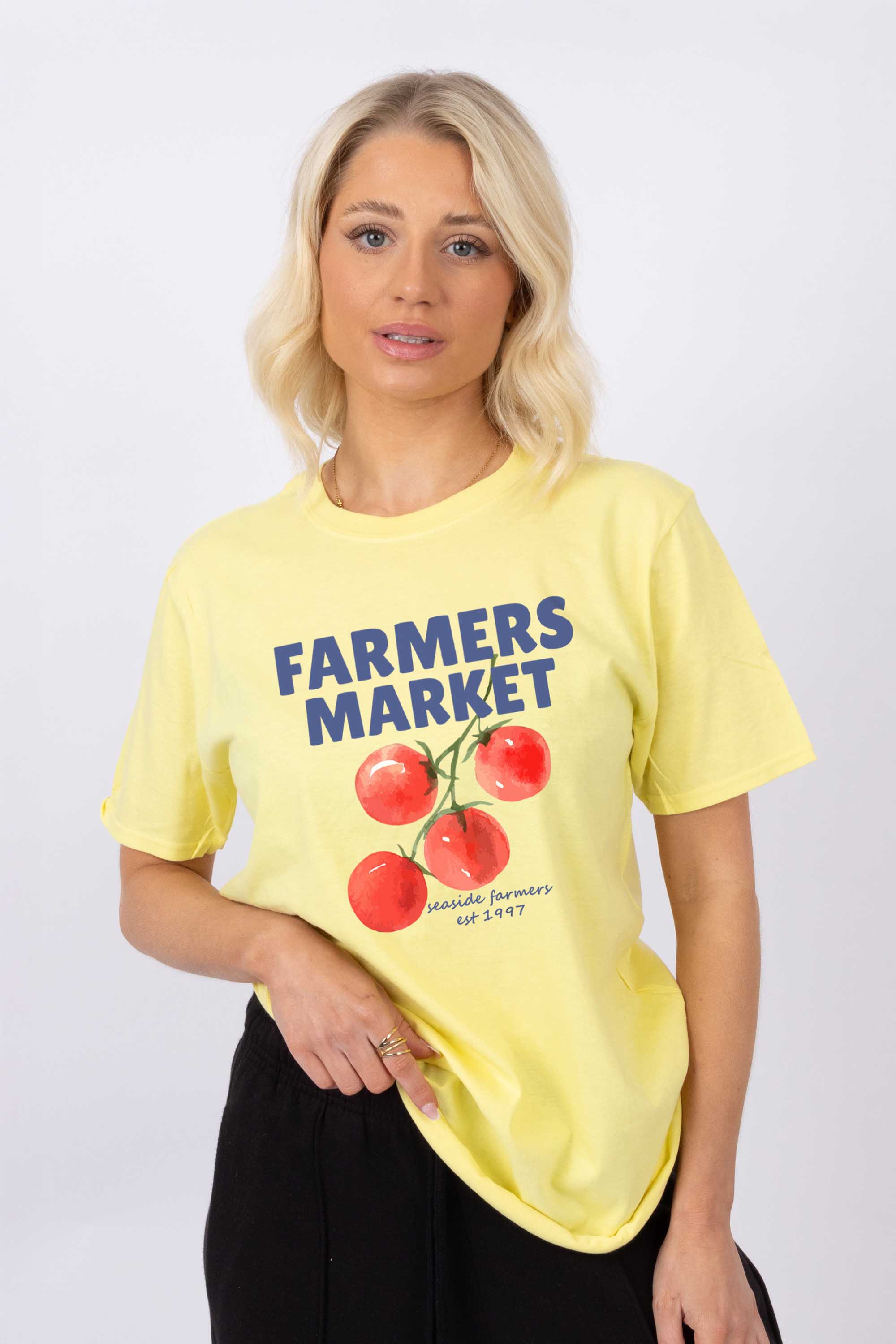 Farmers Market Printed T-Shirt
