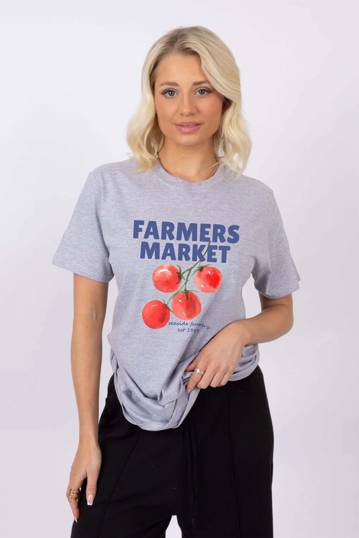 Farmers Market Printed T-Shirt