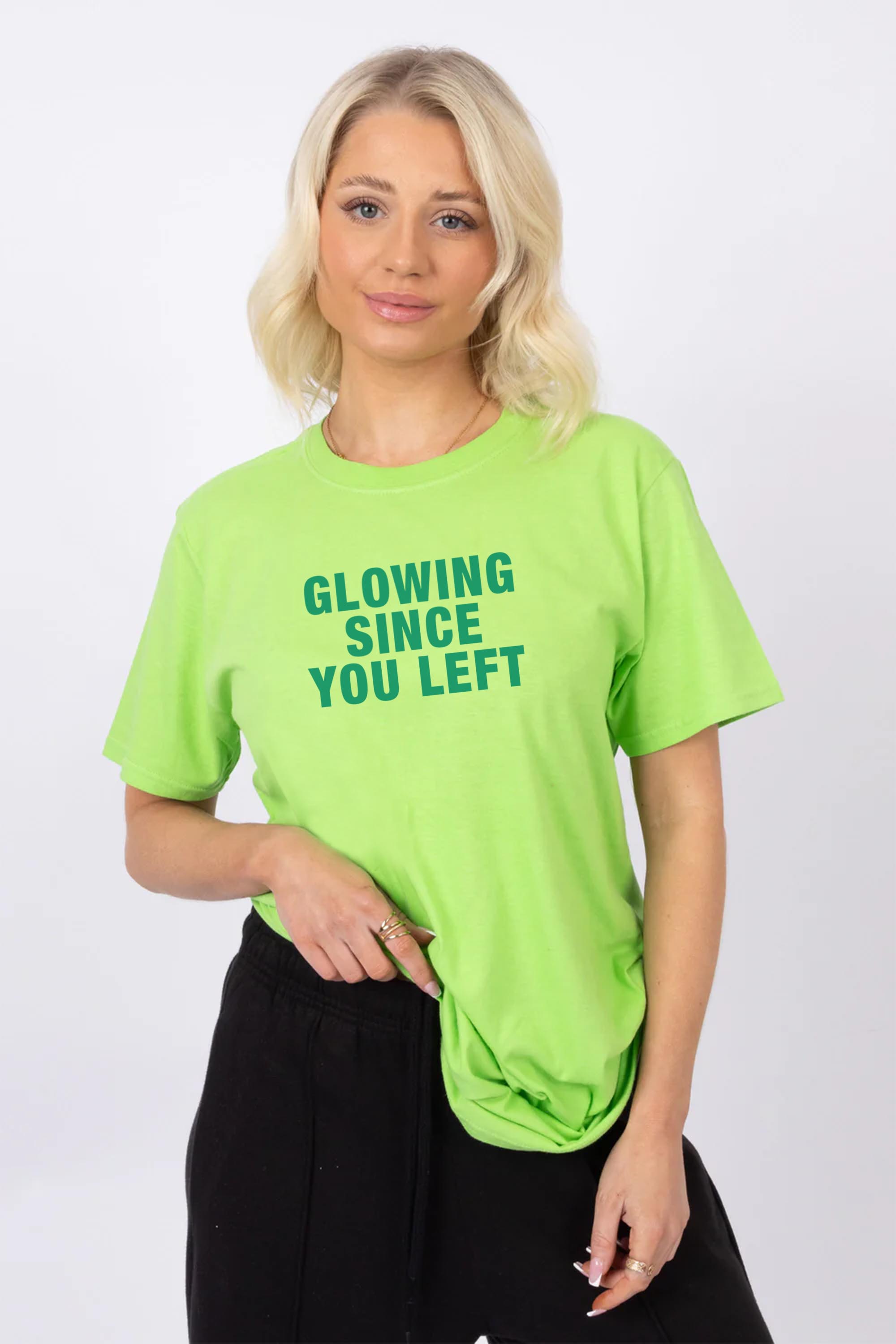 Glowing Since You left Printed T-shirt