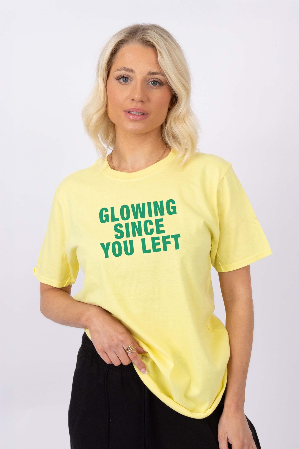 Glowing Since You left Printed T-shirt