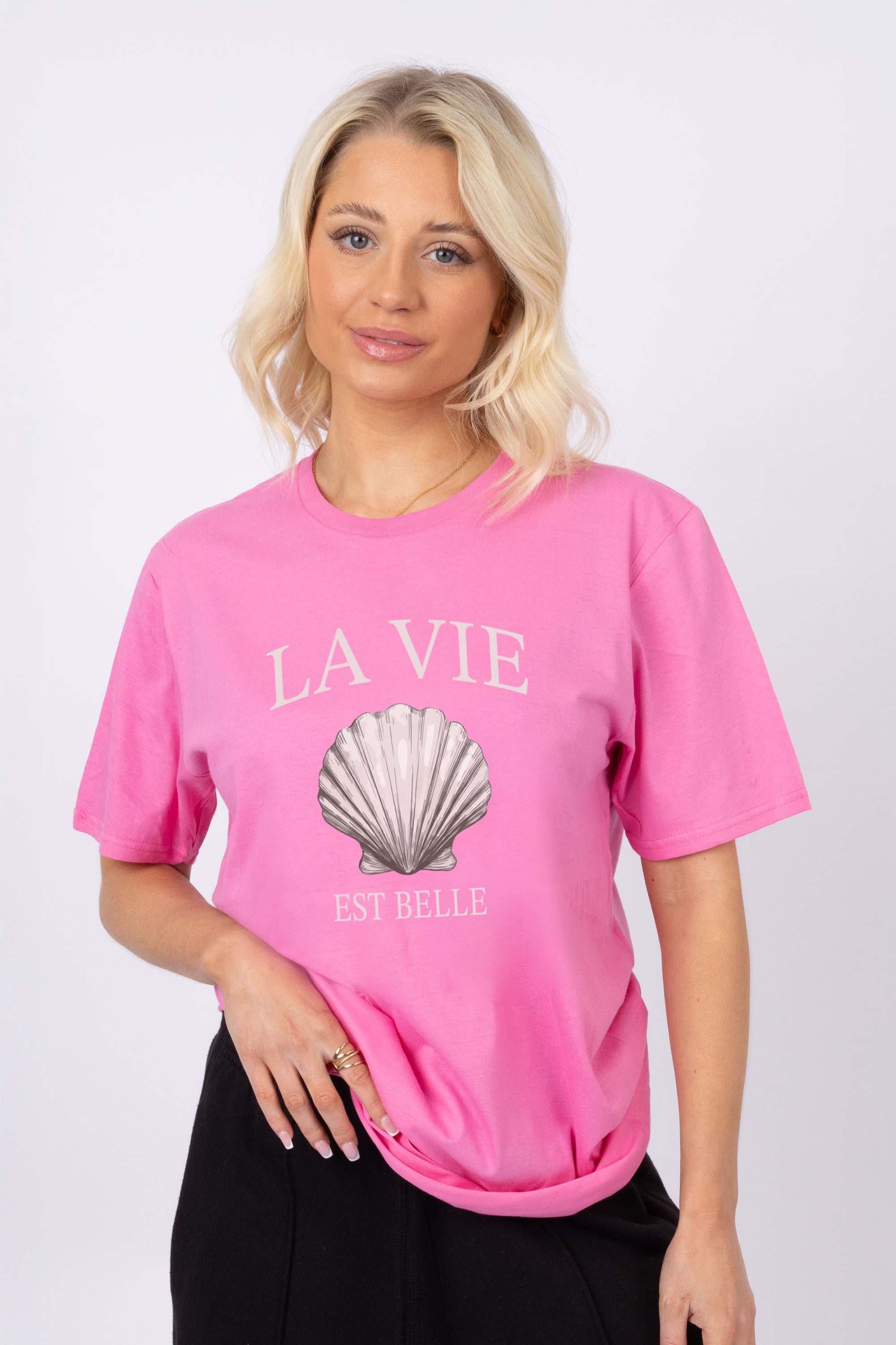 La Vie Shell Printed T-shirt
