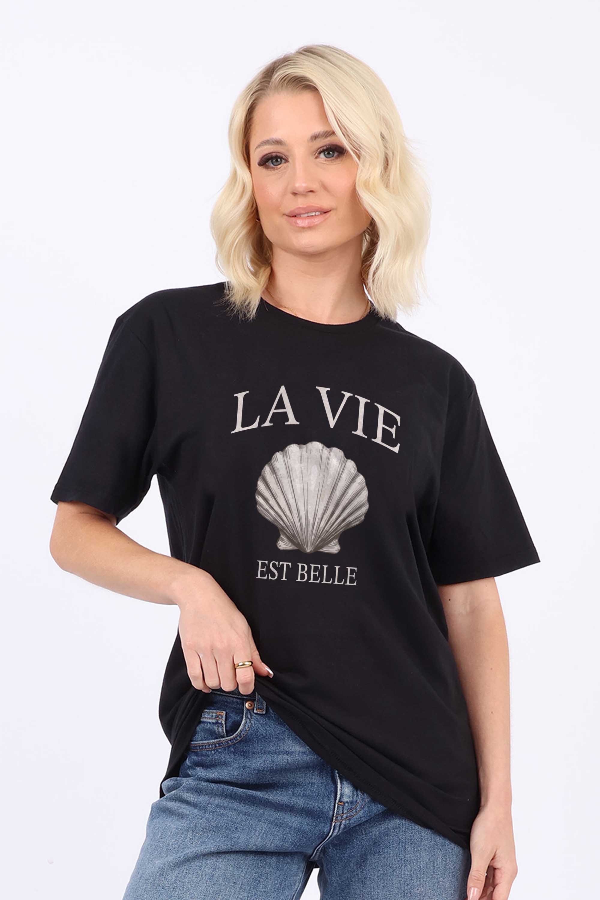 La Vie Shell Printed T-shirt
