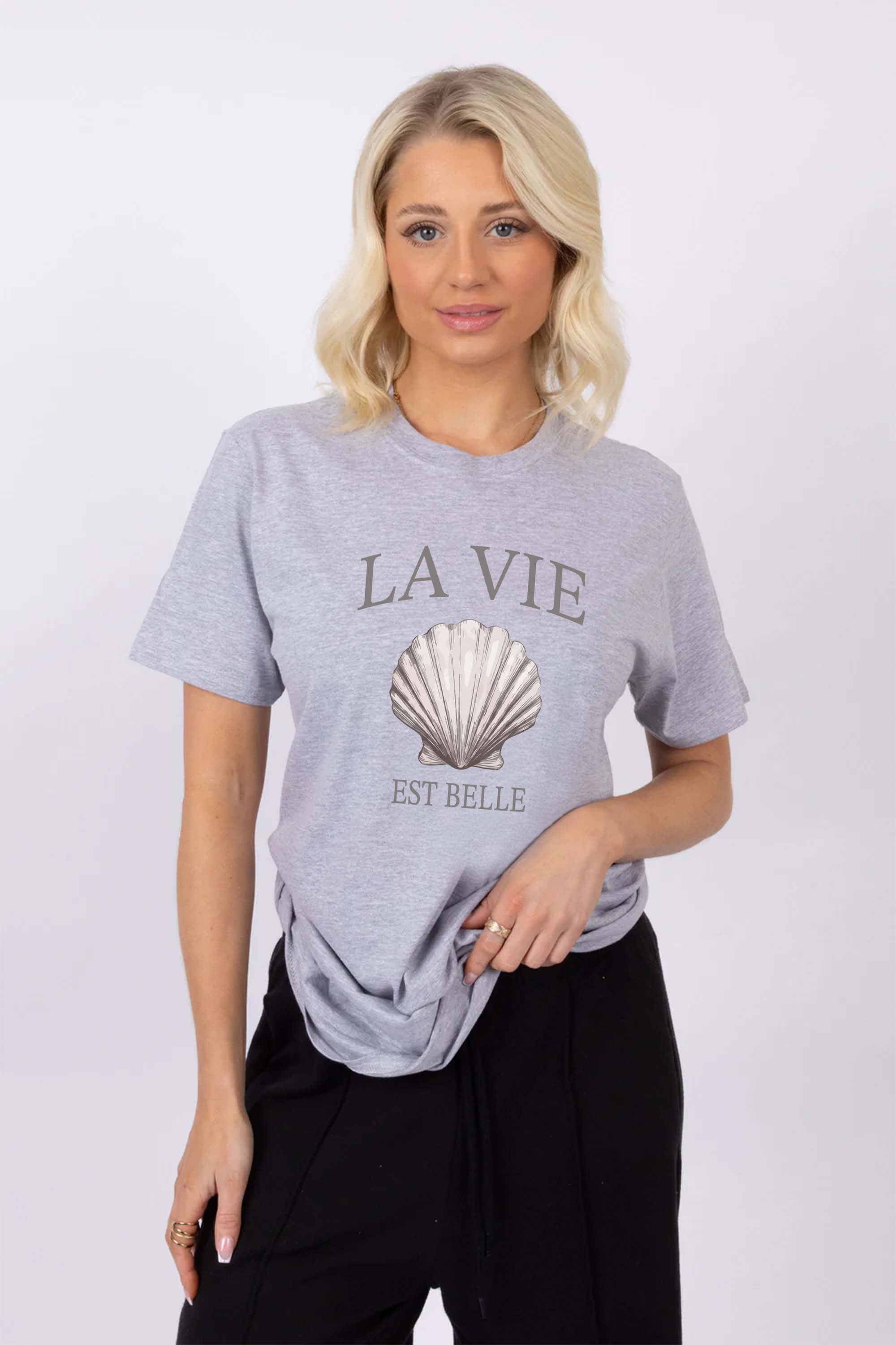 La Vie Shell Printed T-shirt