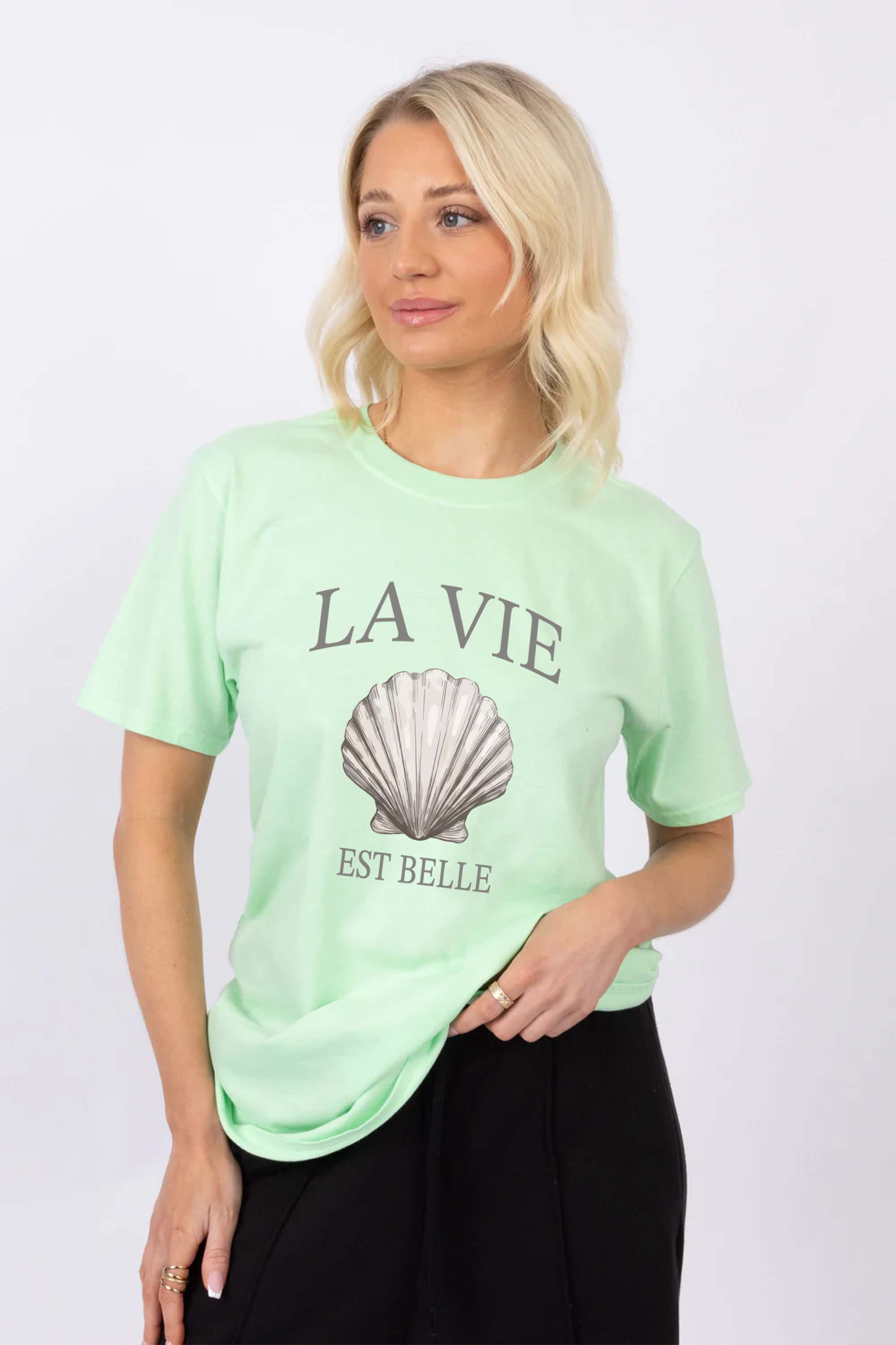 La Vie Shell Printed T-shirt