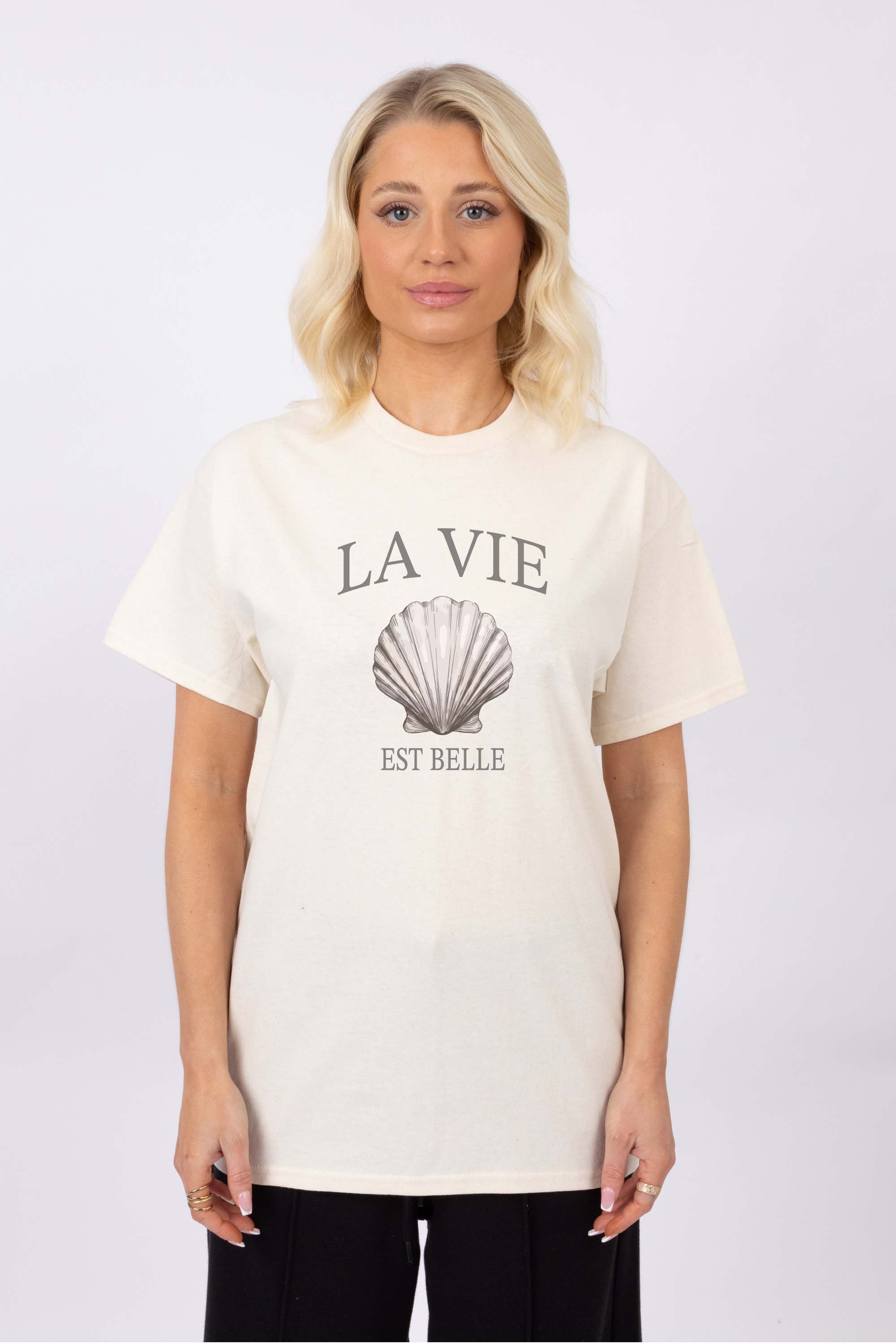 La Vie Shell Printed T-shirt