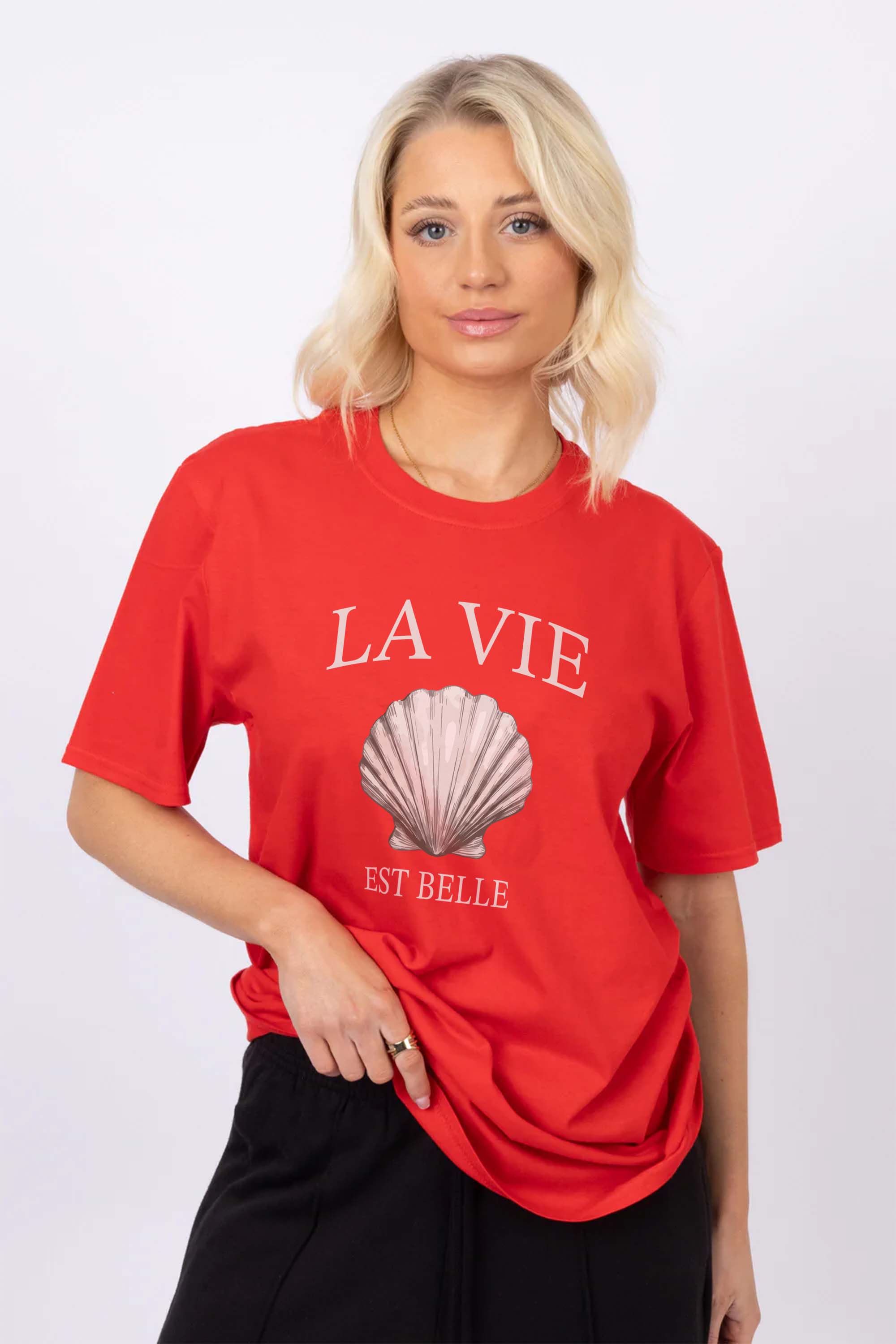 La Vie Shell Printed T-shirt