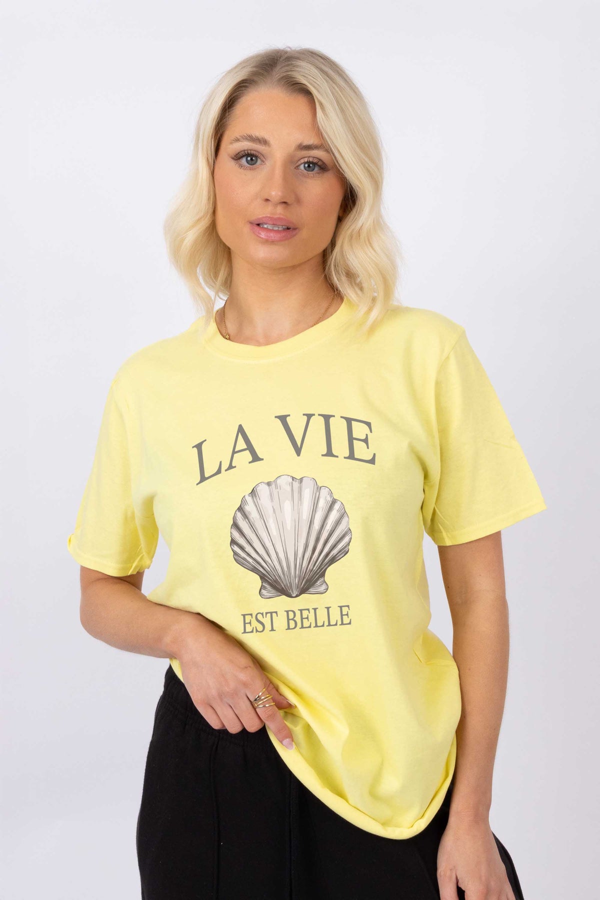 La Vie Shell Printed T-shirt