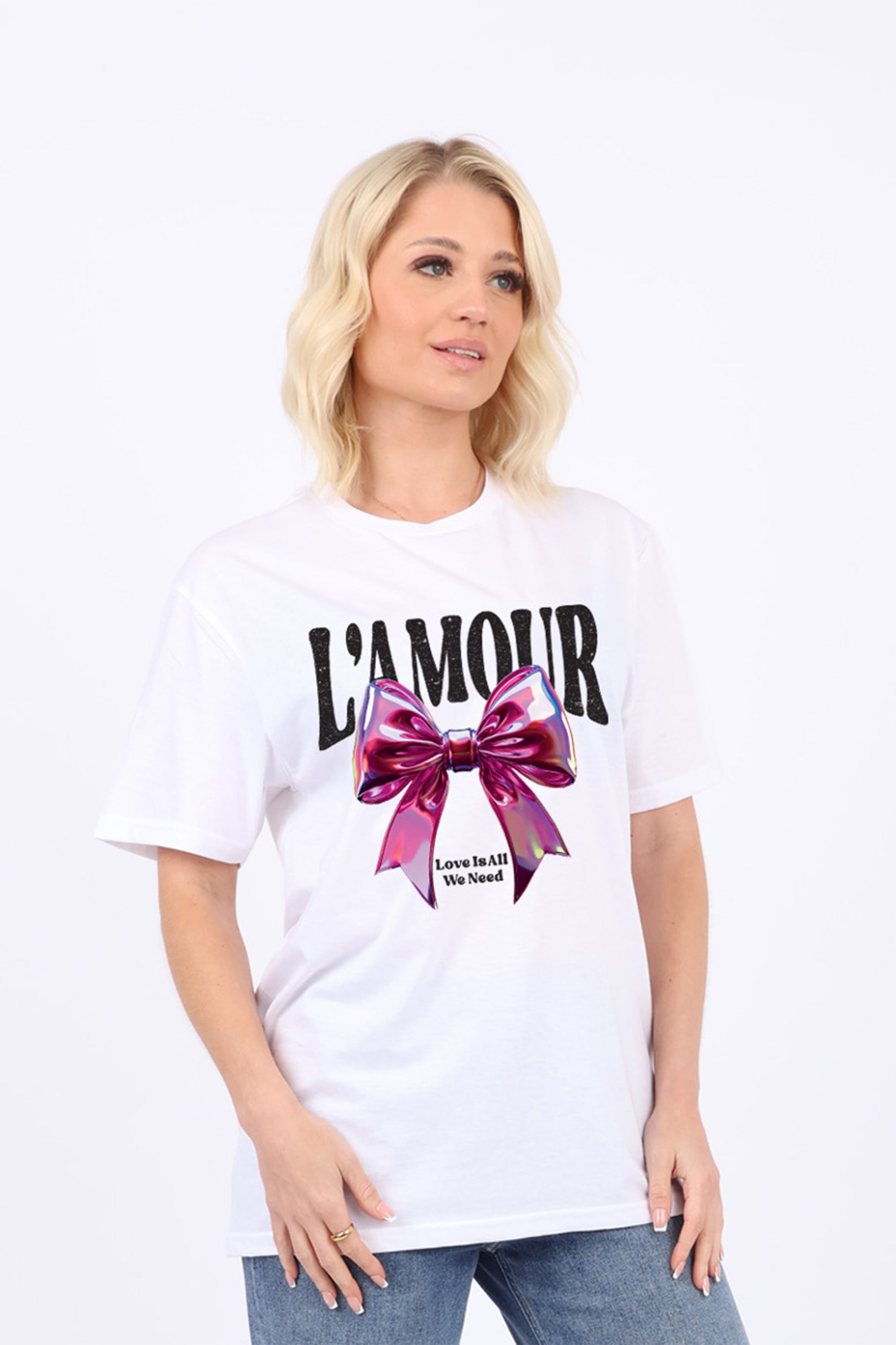 Regular Fit T-shirt in L'amour Print
