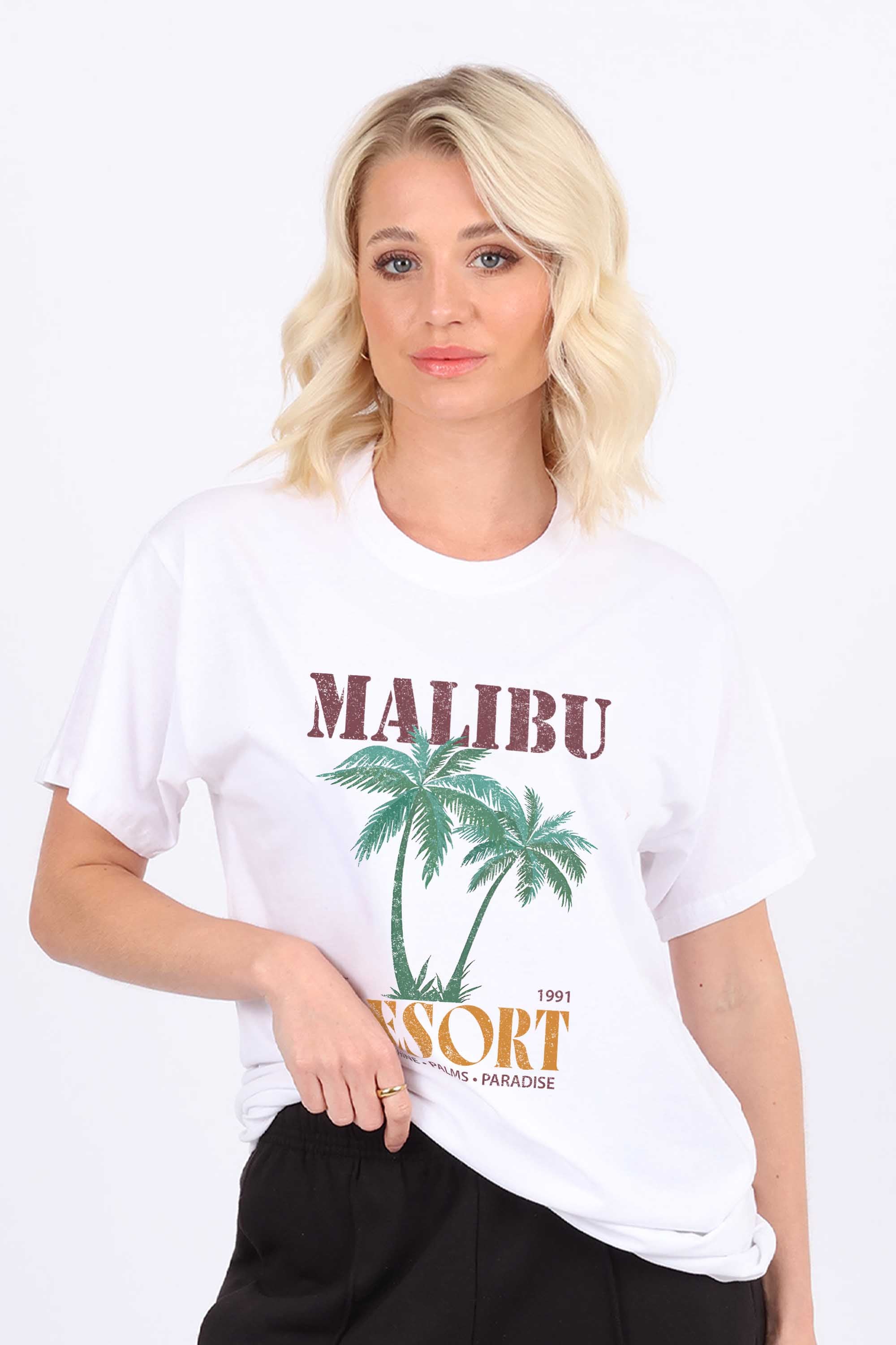 Malibu Resort Printed T-shirt