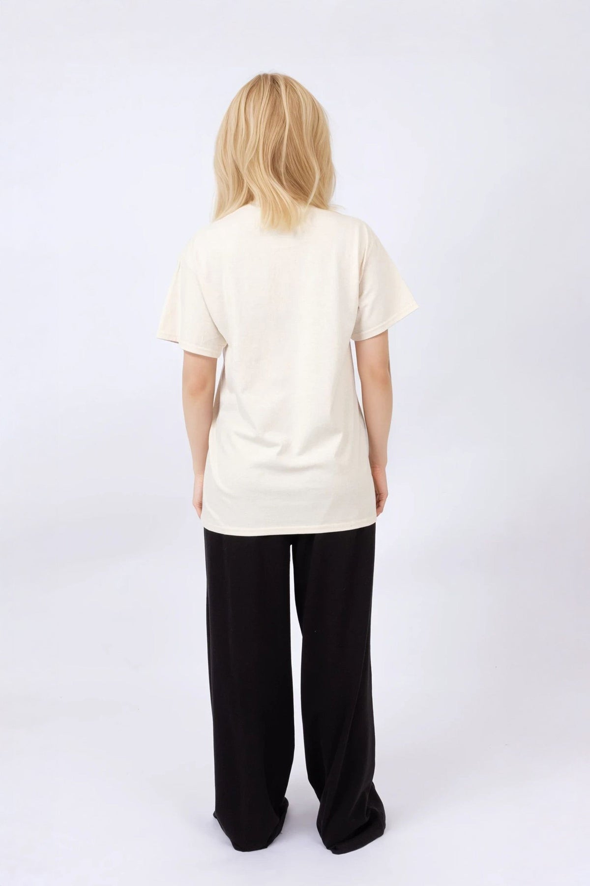 Regular Fit T-shirt in Croissant Cart Food Print