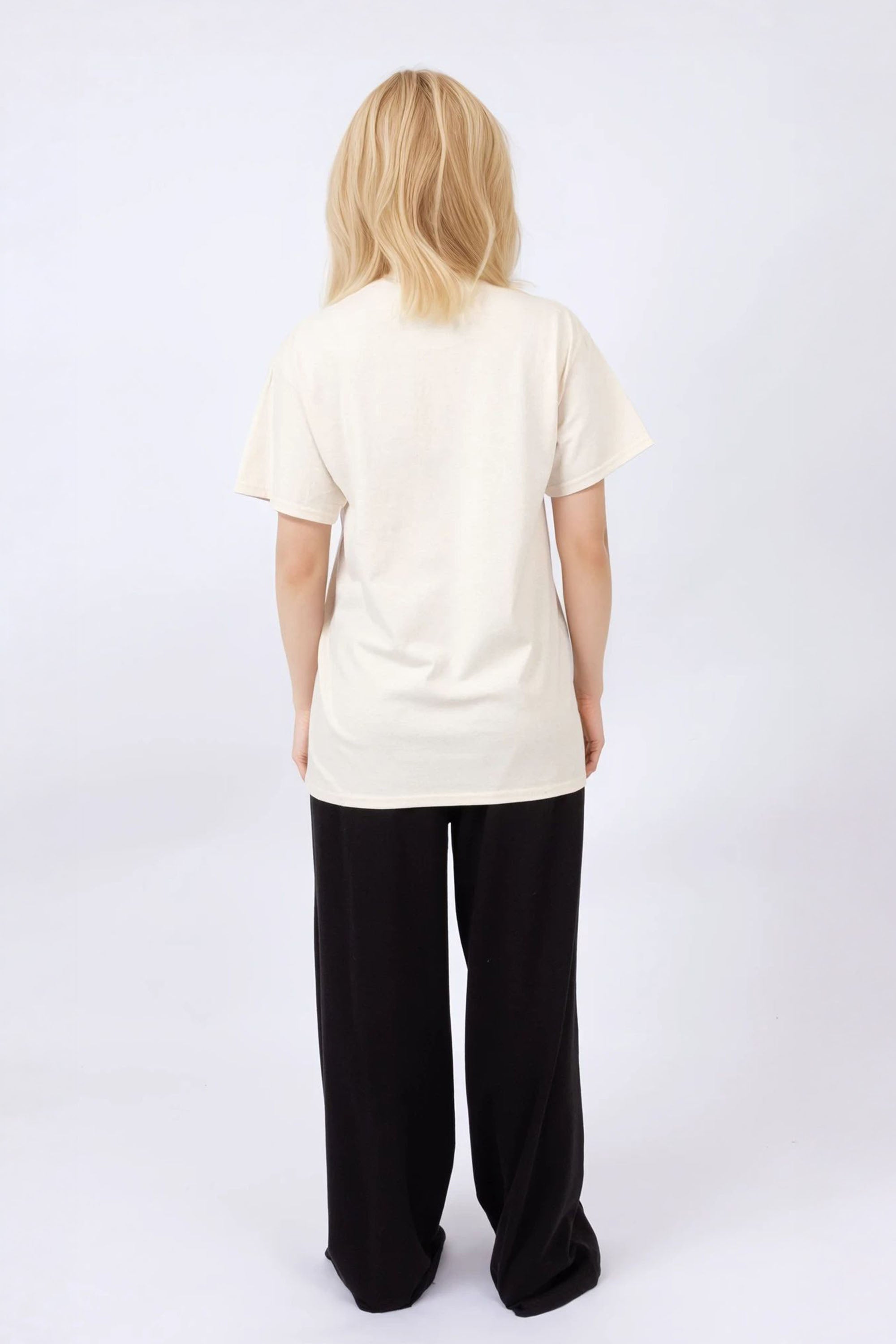 Regular Fit T-shirt in Yellow Stone Print