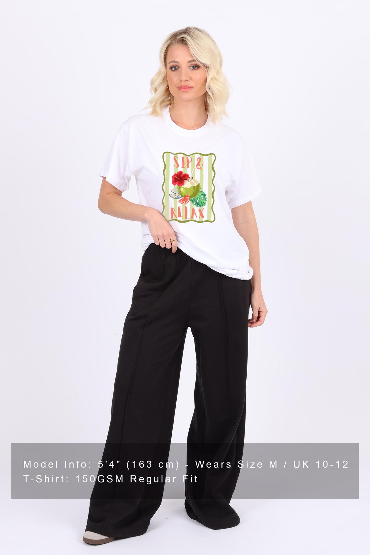 Sip and Relax Printed T-shirt