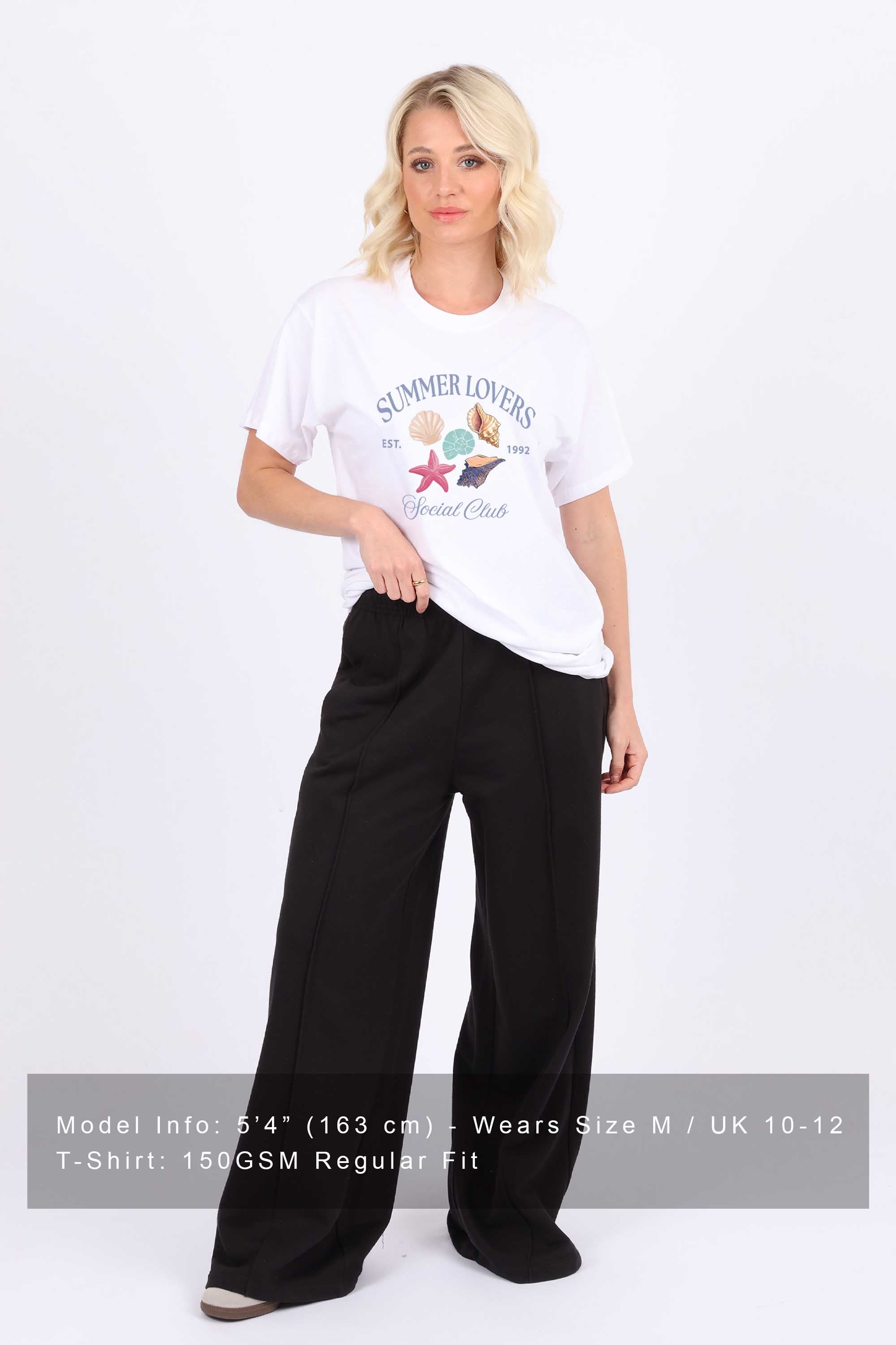 Summer Lovers Sea Shell Printed T-Shirt