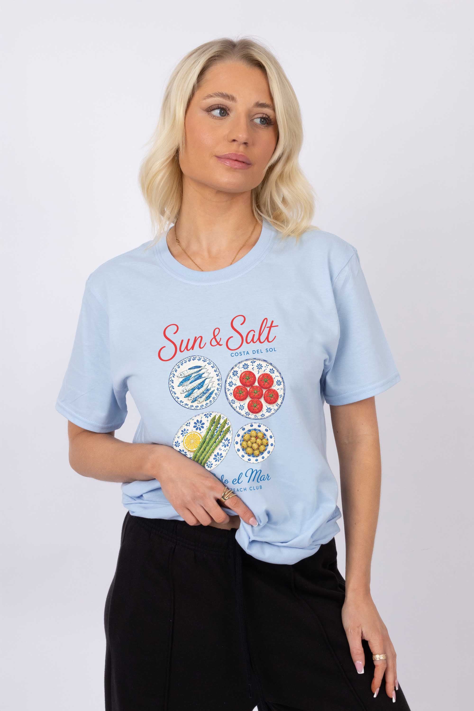 Sun And Salt Food Printed T-shirt