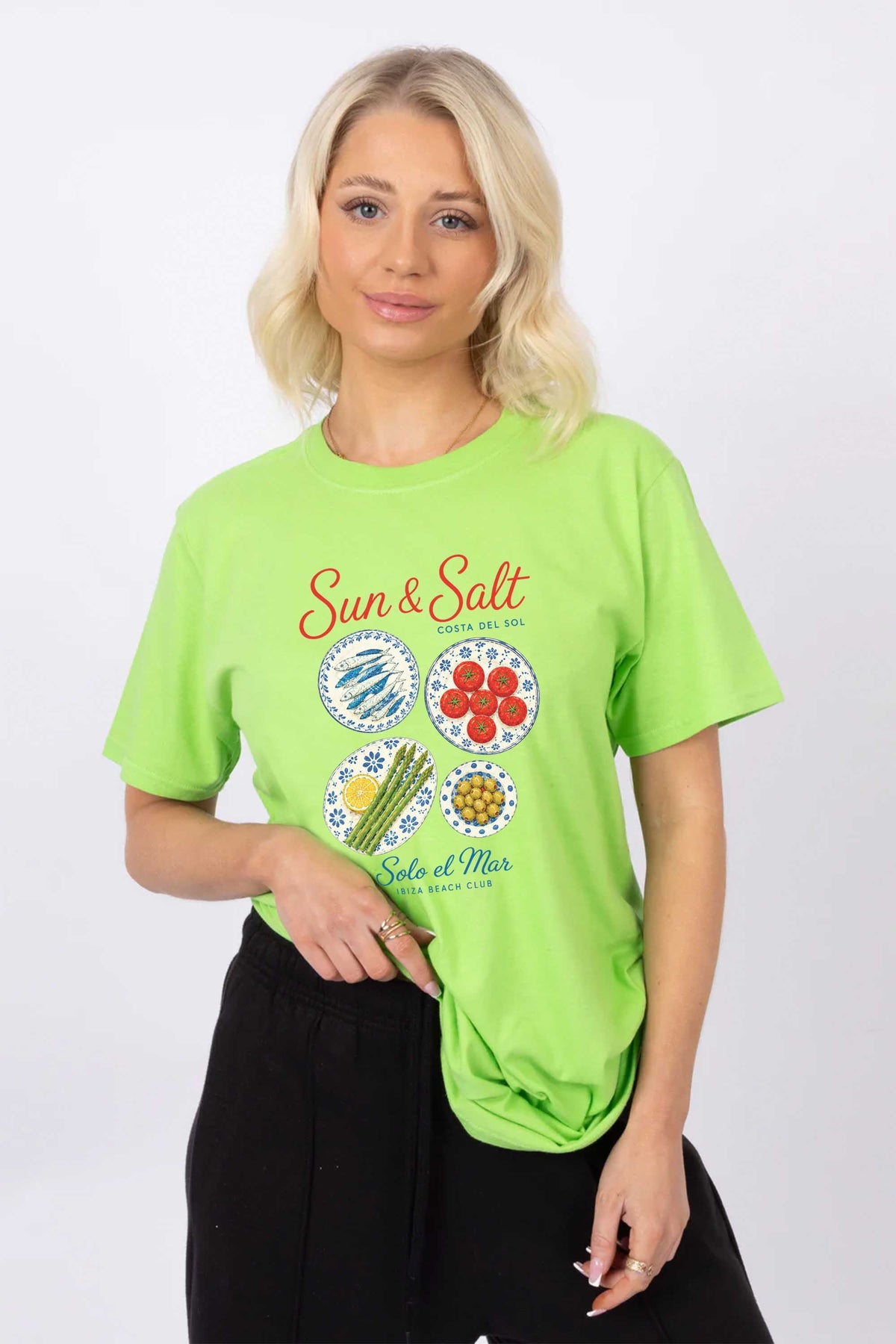 Sun And Salt Food Printed T-shirt