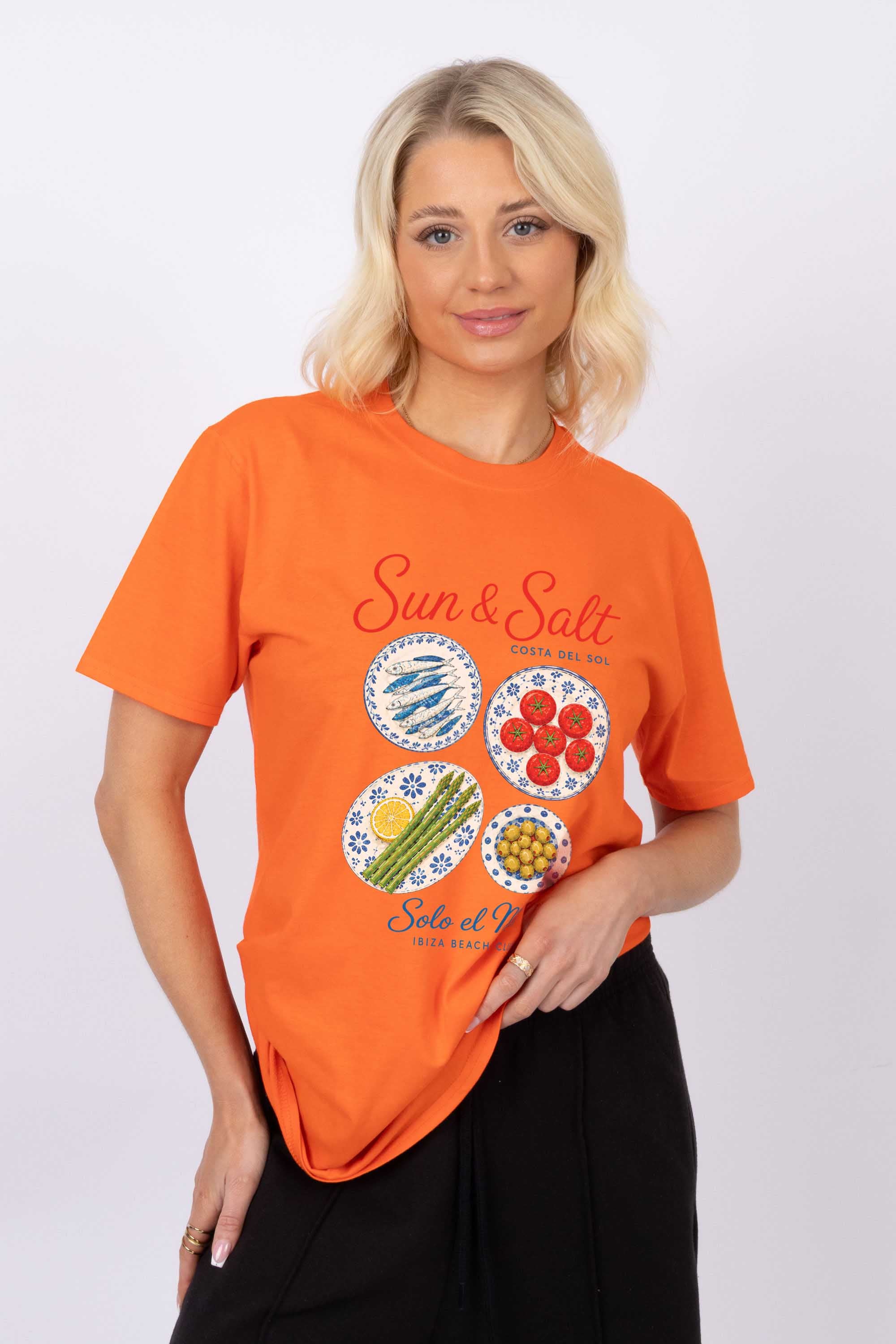 Sun And Salt Food Printed T-shirt