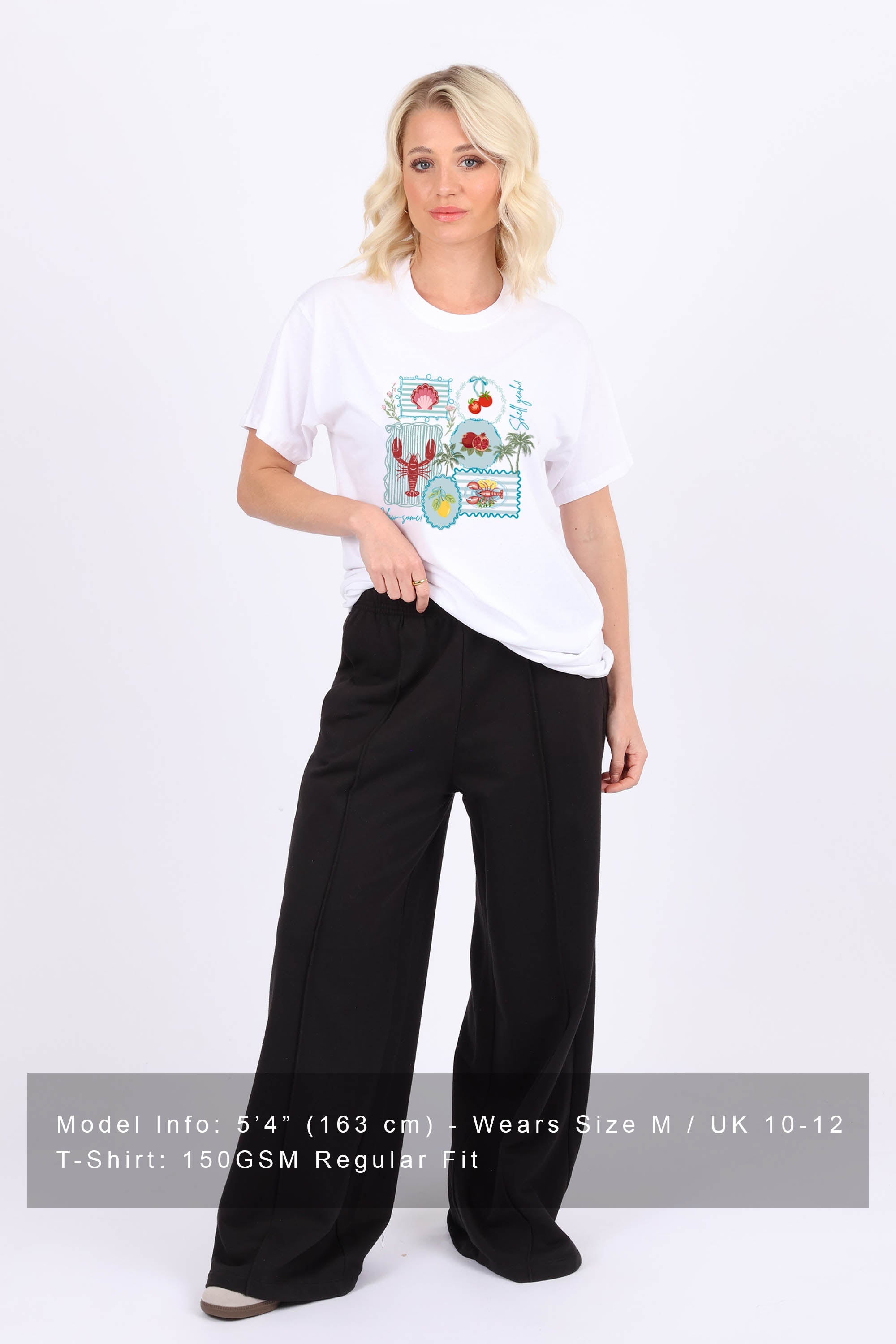 Coastal Postcard Collection Printed T-shirt