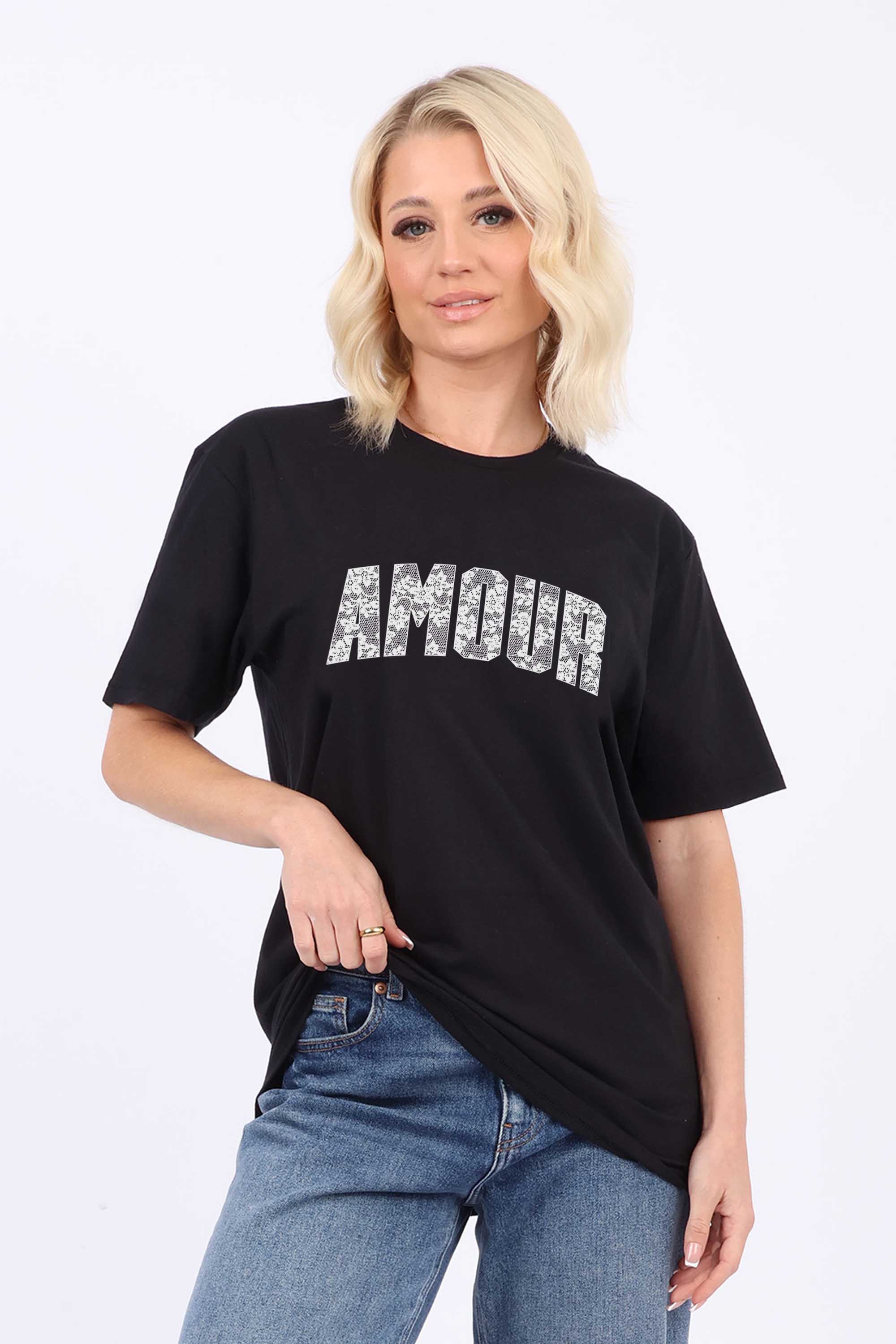 Amour Lace Printed T-Shirt