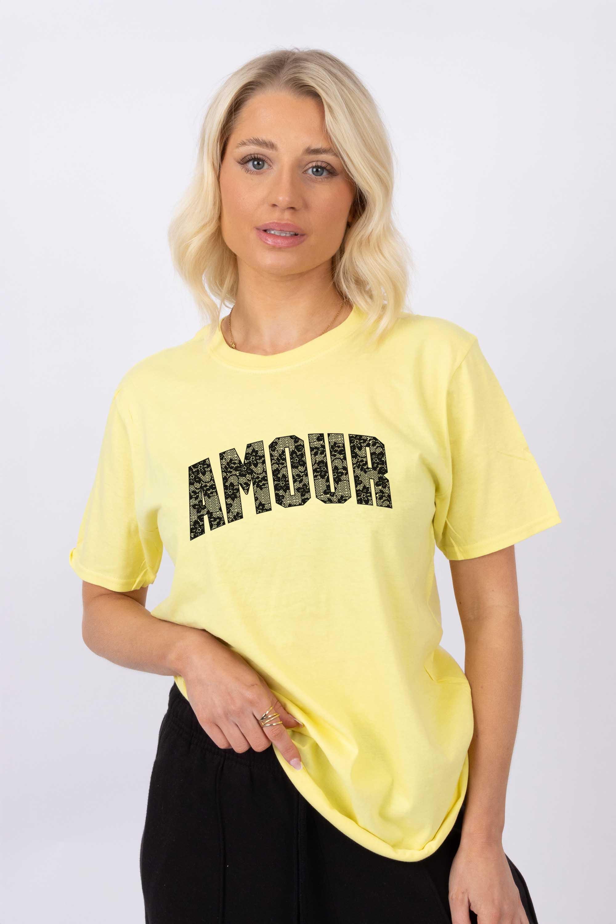 Amour Lace Printed T-Shirt