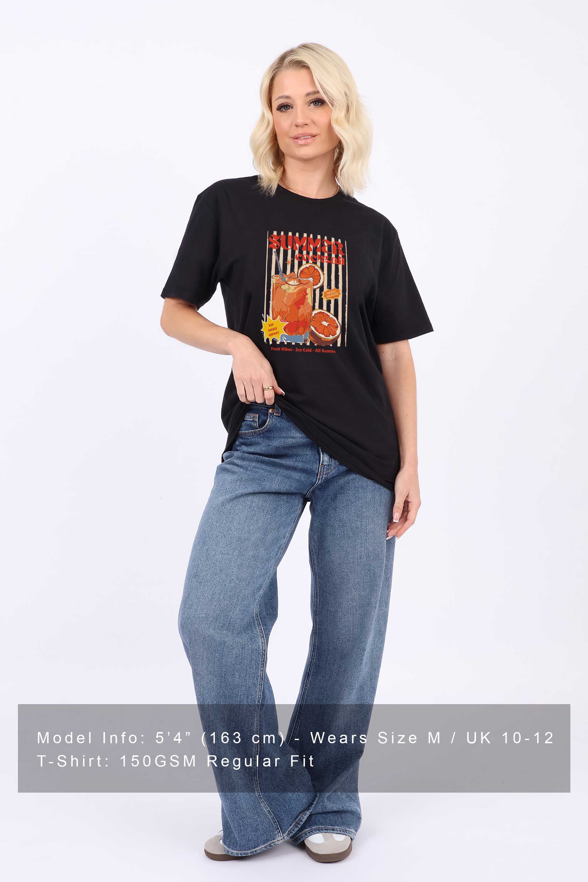 Summer Cocktail Vintage Printed T-shirt